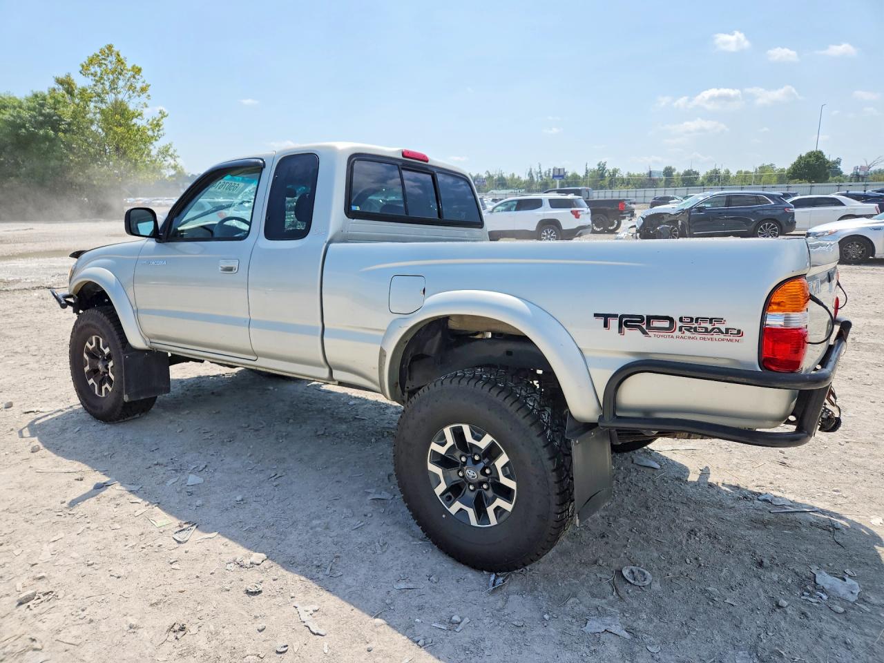 2001 Toyota Tacoma Xtracab Prerunner Silver vin: 5TESN92N91Z846331