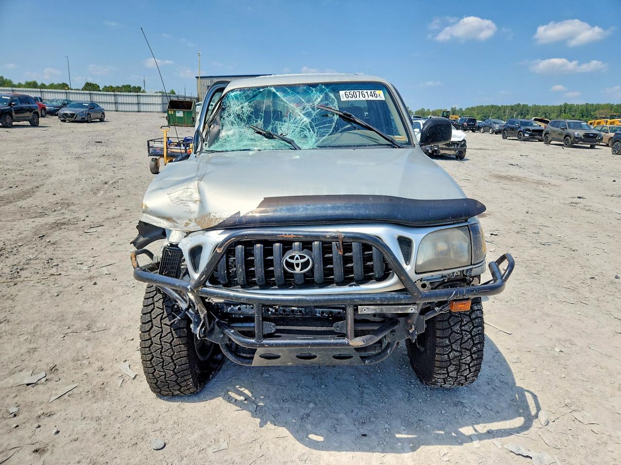 2001 Toyota Tacoma Xtracab Prerunner Silver vin: 5TESN92N91Z846331