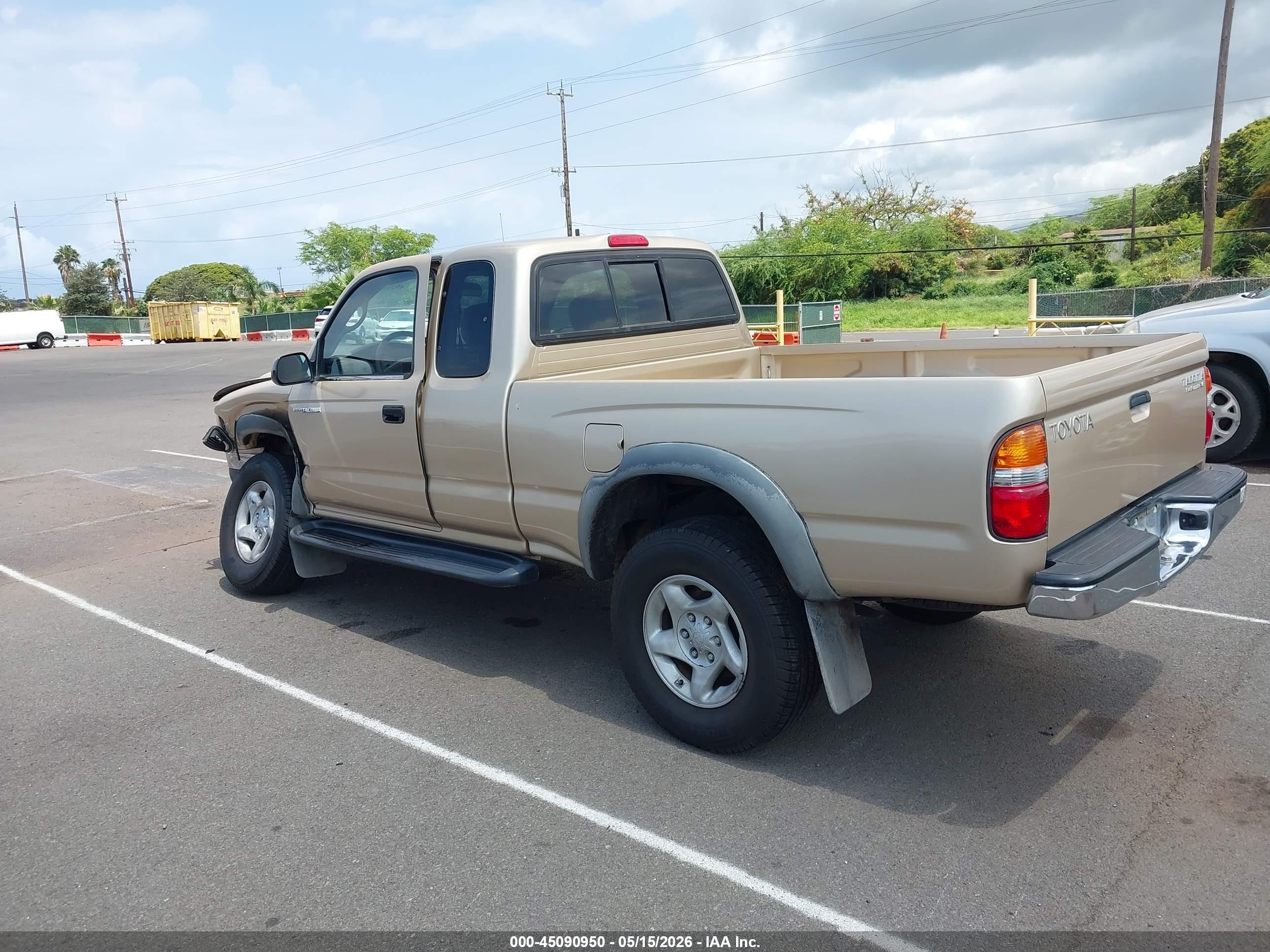 2002 Toyota Tacoma Prerunner V6 Tan vin: 5TESN92N92Z012674