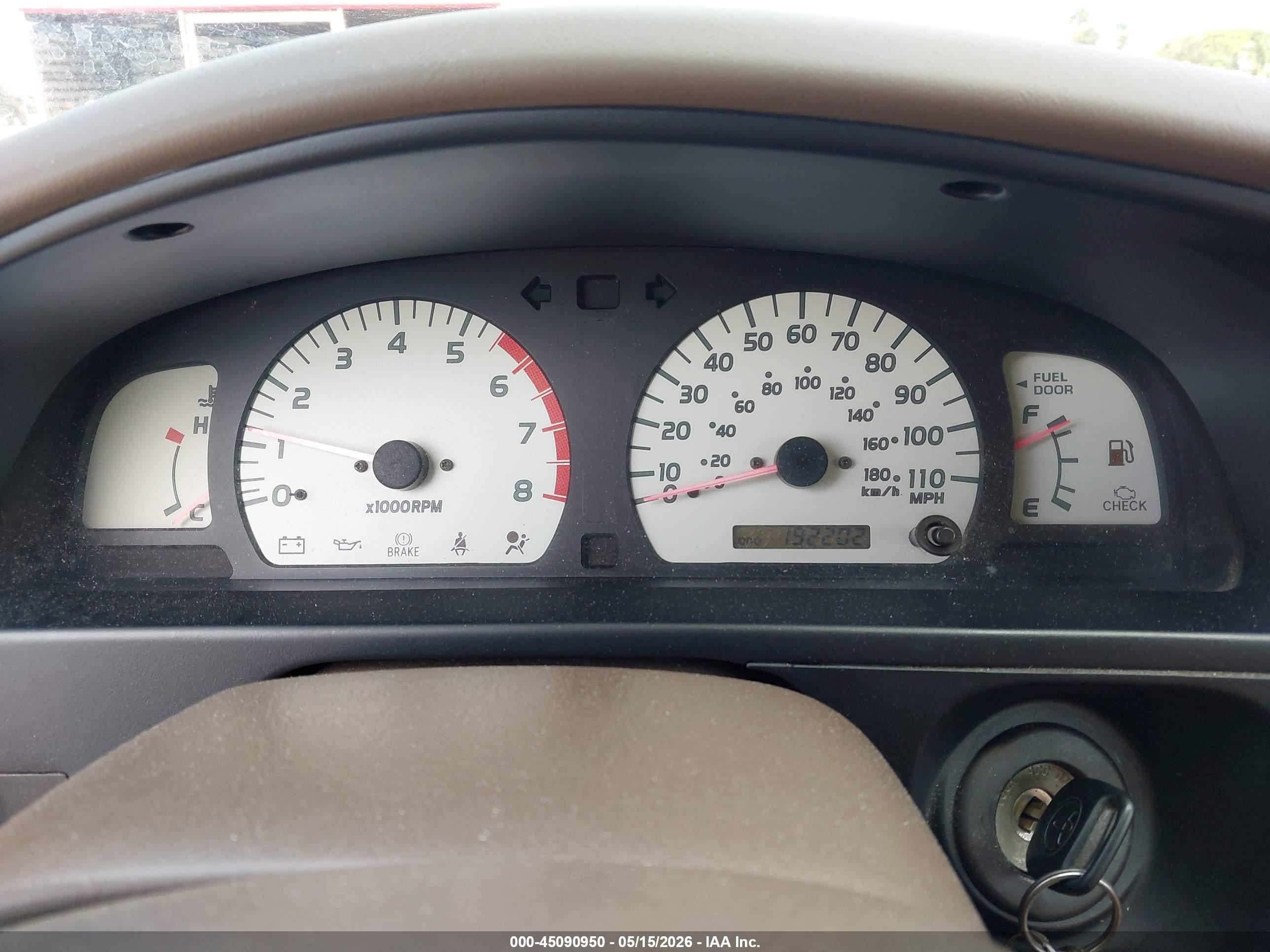 2002 Toyota Tacoma Prerunner V6 Tan vin: 5TESN92N92Z012674