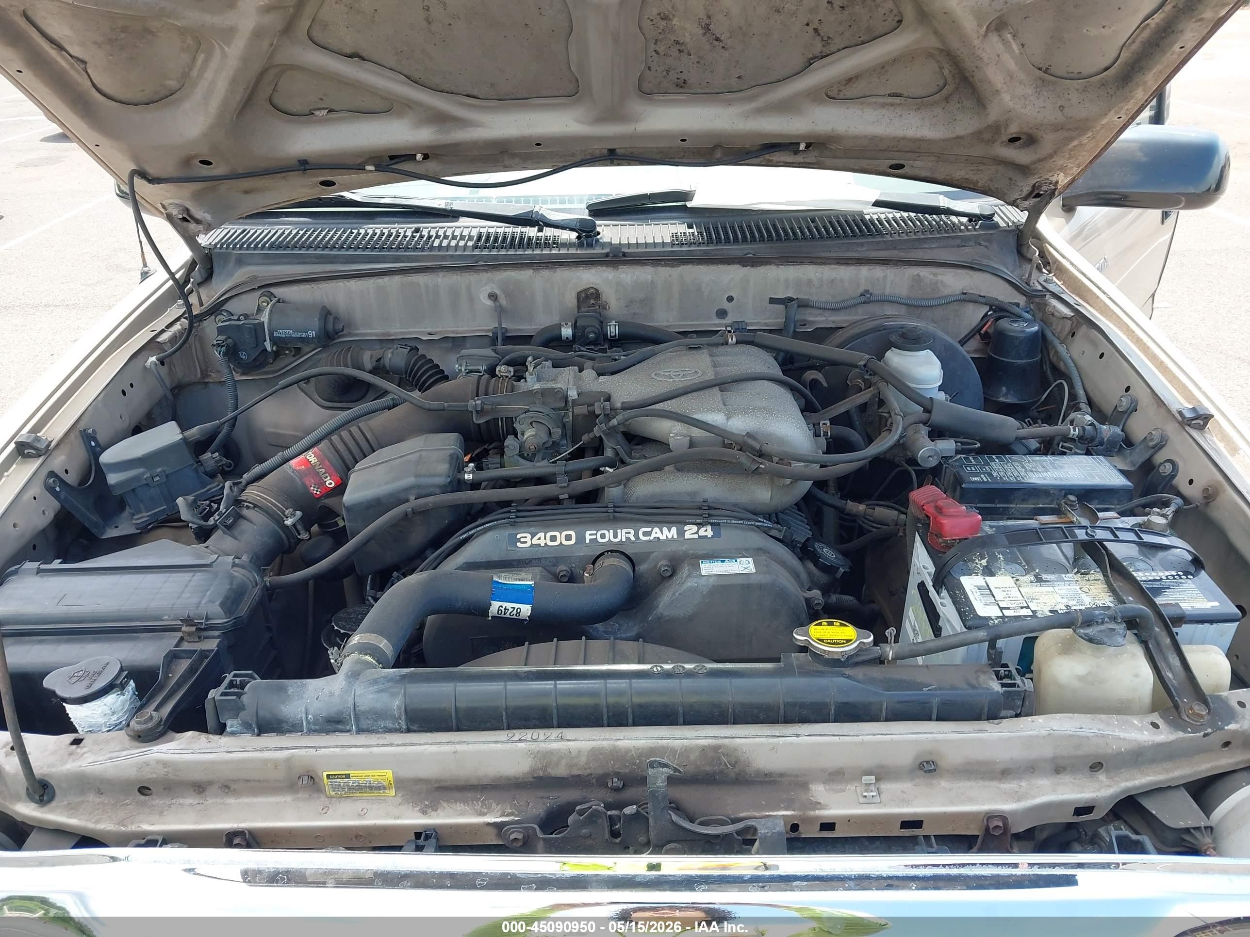 2002 Toyota Tacoma Prerunner V6 Tan vin: 5TESN92N92Z012674