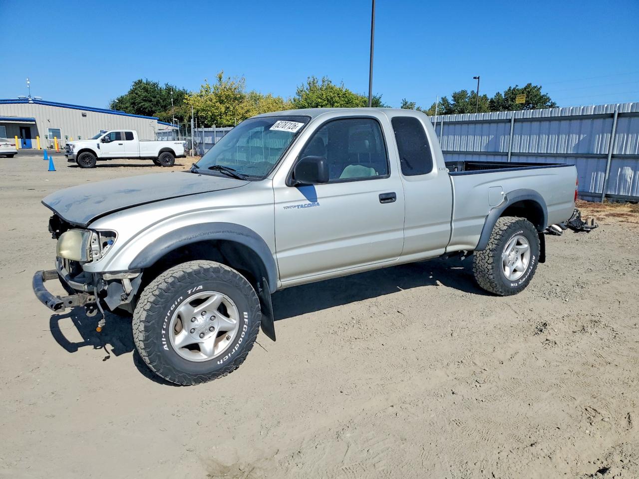 2004 Toyota Tacoma Xtracab Prerunner Silver vin: 5TESN92N94Z439260