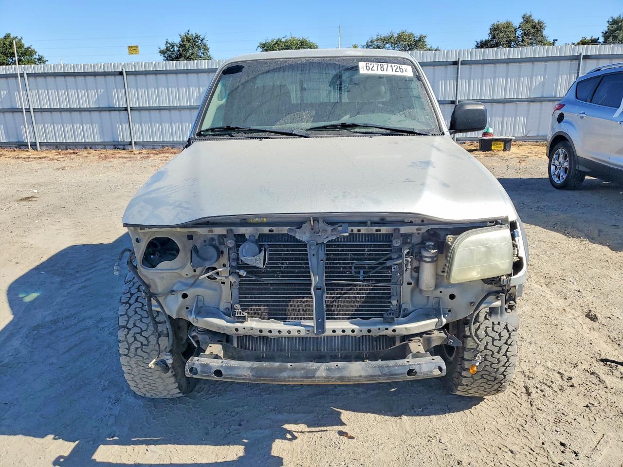 2004 Toyota Tacoma Xtracab Prerunner Silver vin: 5TESN92N94Z439260