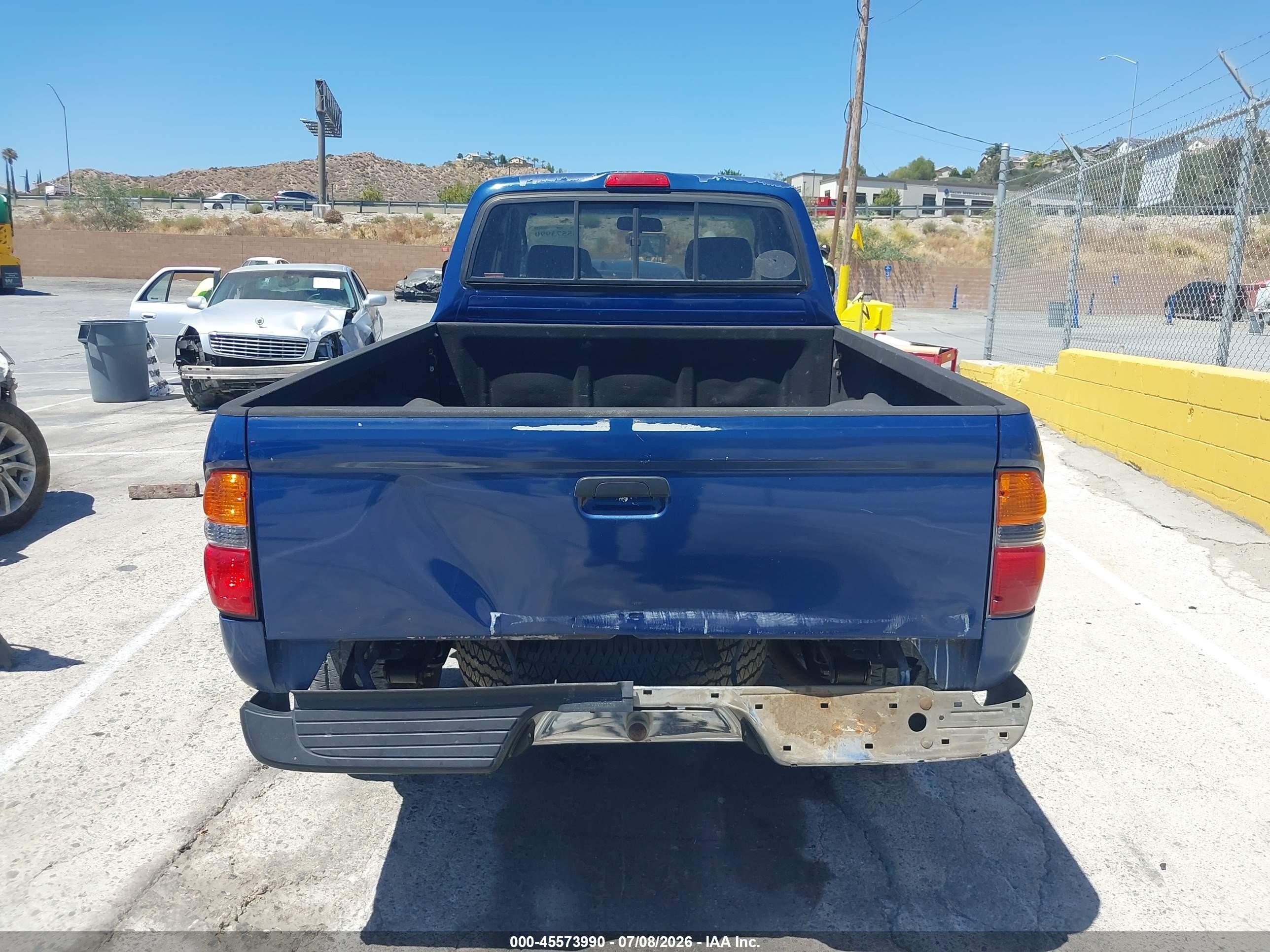2004 Toyota Tacoma Prerunner V6 Blue vin: 5TESN92N94Z456785