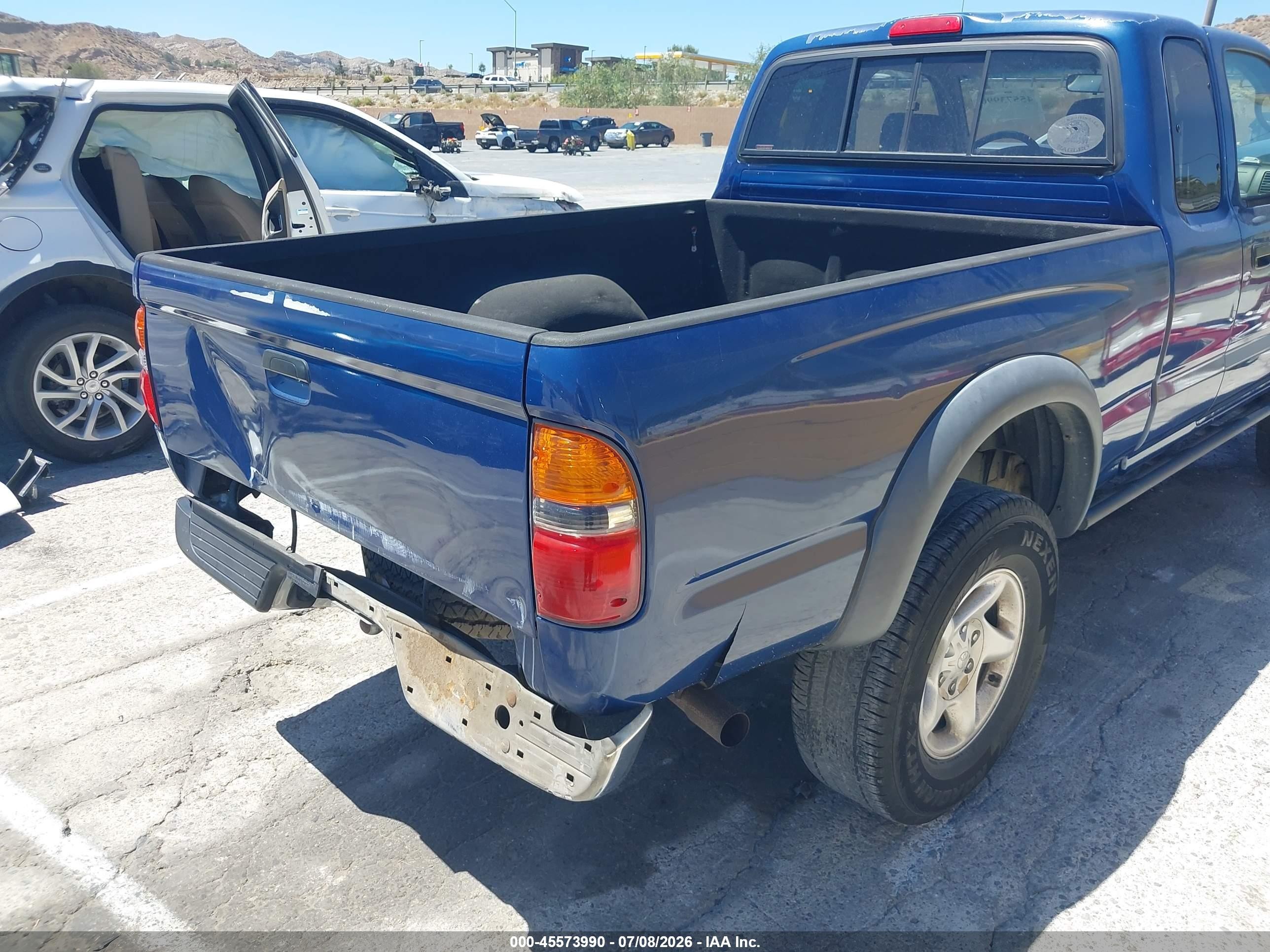 2004 Toyota Tacoma Prerunner V6 Blue vin: 5TESN92N94Z456785