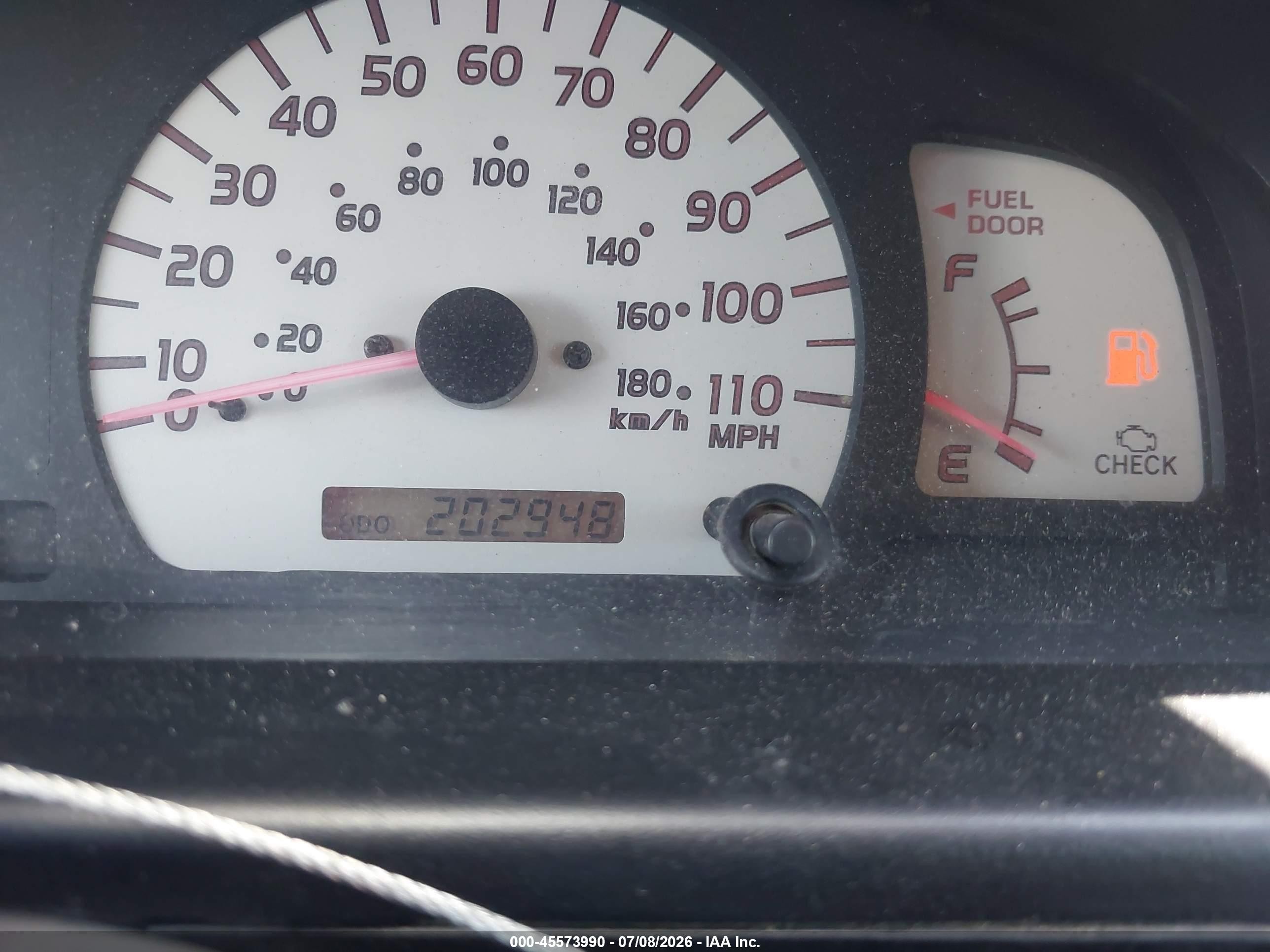 2004 Toyota Tacoma Prerunner V6 Blue vin: 5TESN92N94Z456785