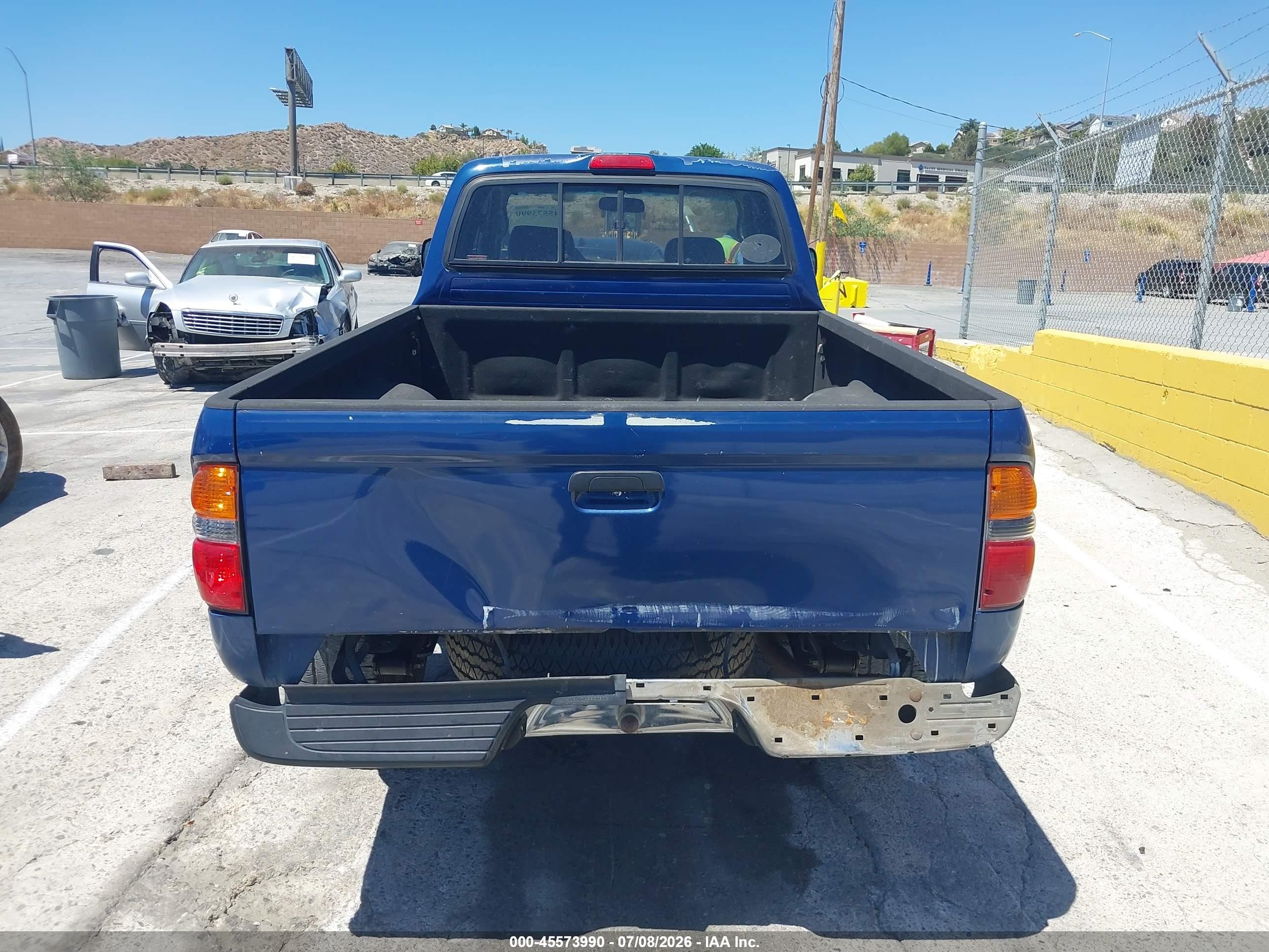 2004 Toyota Tacoma Prerunner V6 Blue vin: 5TESN92N94Z456785