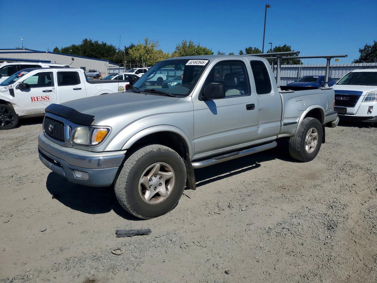 2001 Toyota Tacoma Xtracab Prerunner Silver vin: 5TESN92NX1Z804086