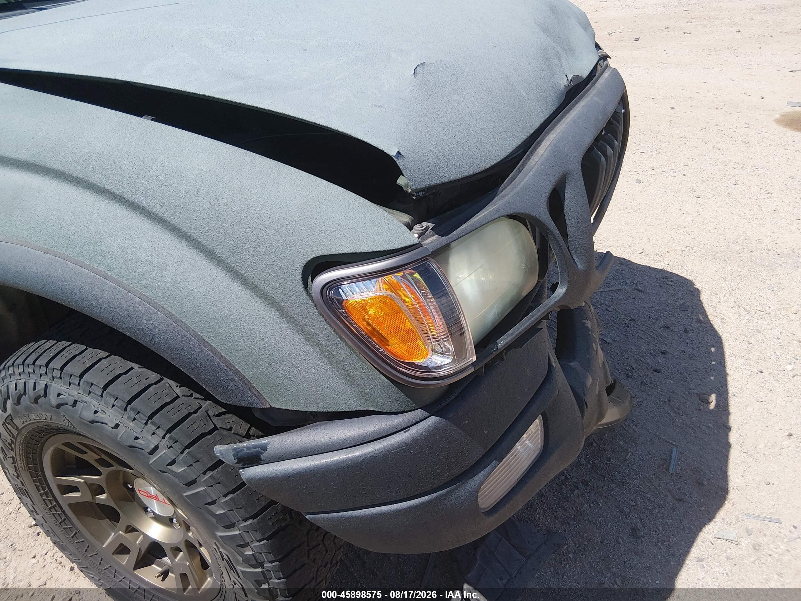 2001 Toyota Tacoma Prerunner V6 Green vin: 5TESN92NX1Z829618