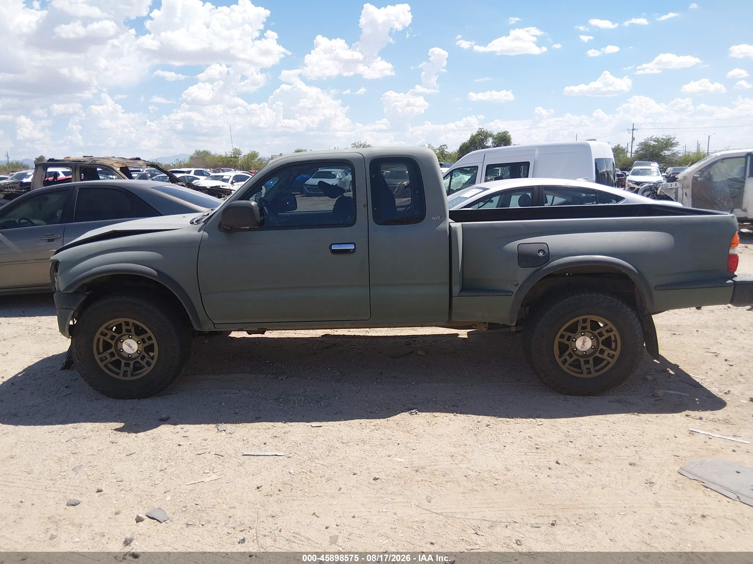 2001 Toyota Tacoma Prerunner V6 Green vin: 5TESN92NX1Z829618