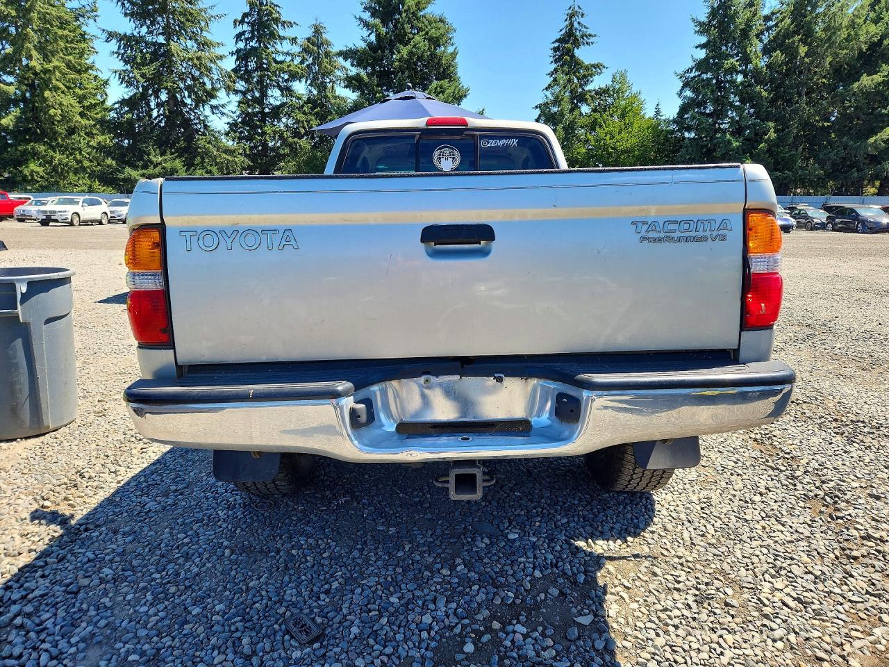 2002 Toyota Tacoma Xtracab Prerunner Silver vin: 5TESN92NX2Z117983