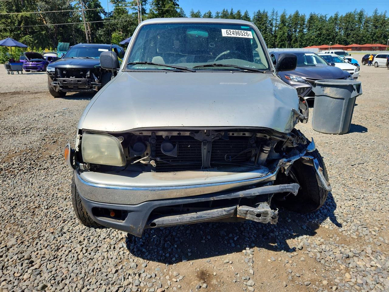 2002 Toyota Tacoma Xtracab Prerunner Silver vin: 5TESN92NX2Z117983
