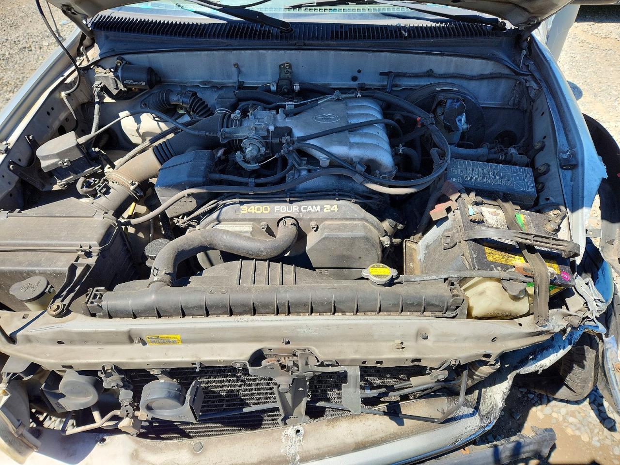 2002 Toyota Tacoma Xtracab Prerunner Silver vin: 5TESN92NX2Z117983