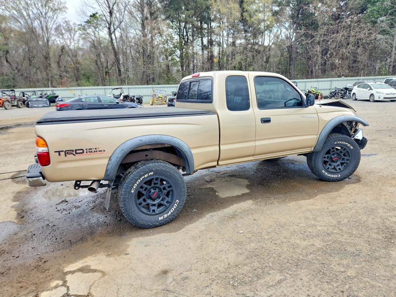 2002 Toyota Tacoma Prerunner V6 Tan vin: 5TESN92NX2Z144746