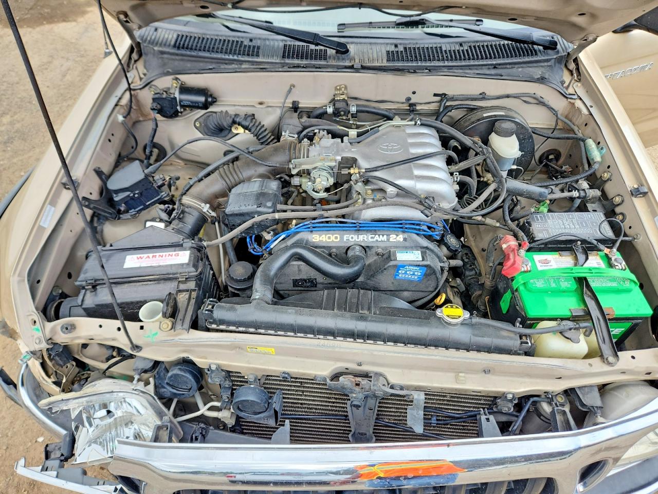 2002 Toyota Tacoma Prerunner V6 Tan vin: 5TESN92NX2Z144746