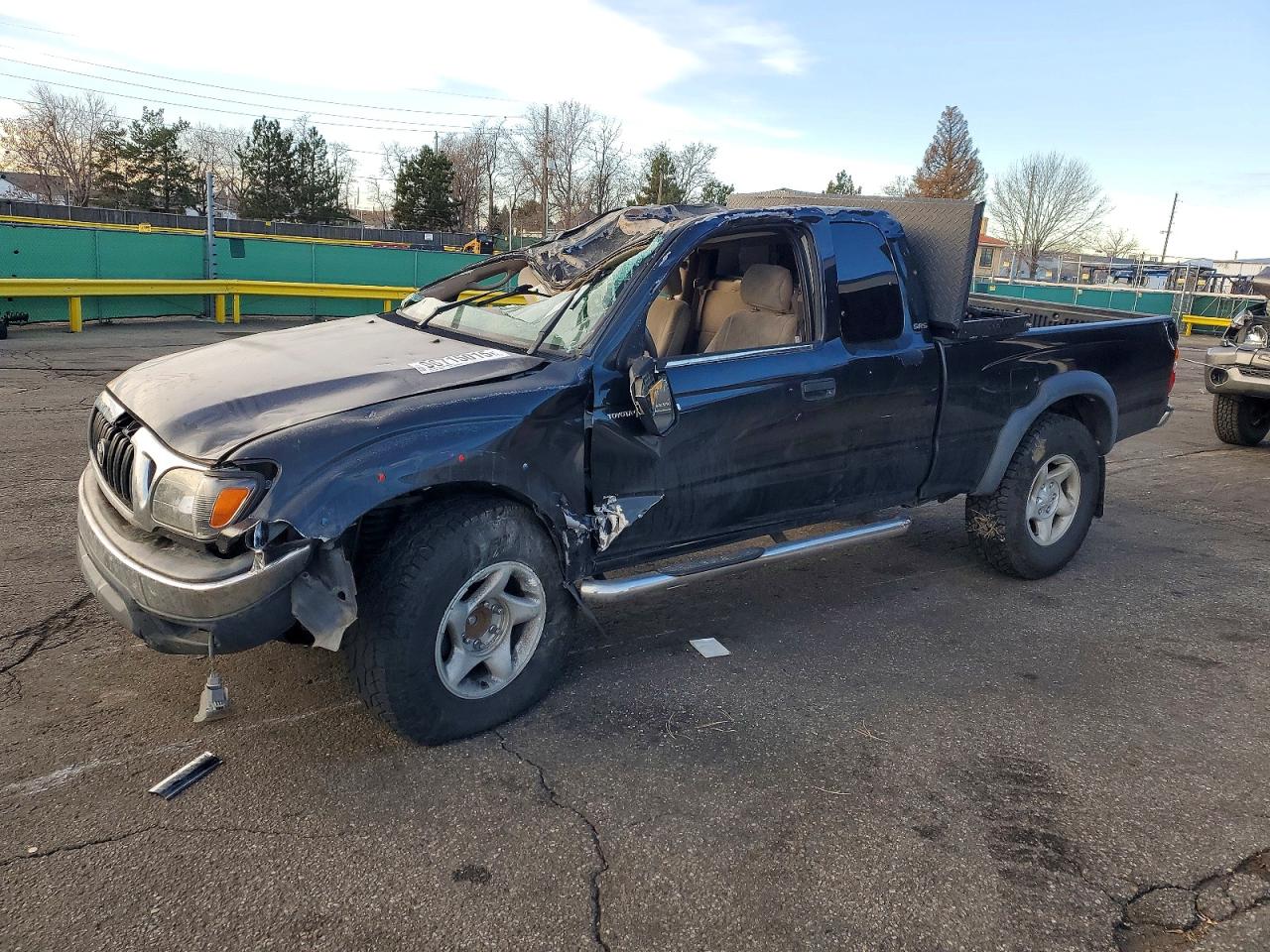 2003 Toyota Tacoma Xtracab Prerunner Black vin: 5TESN92NX3Z248154