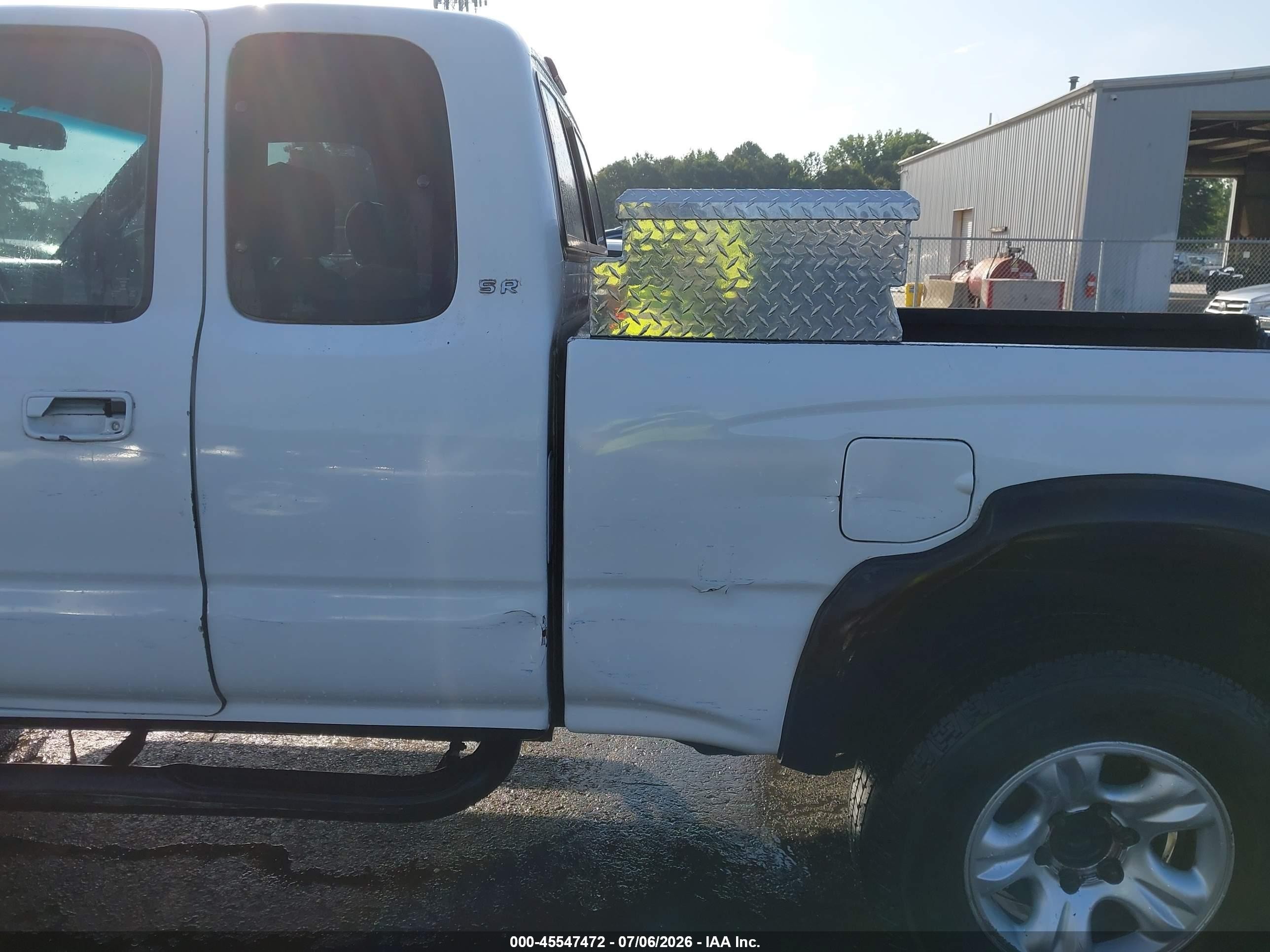 2004 Toyota Tacoma Prerunner V6 Белый vin: 5TESN92NX4Z363953