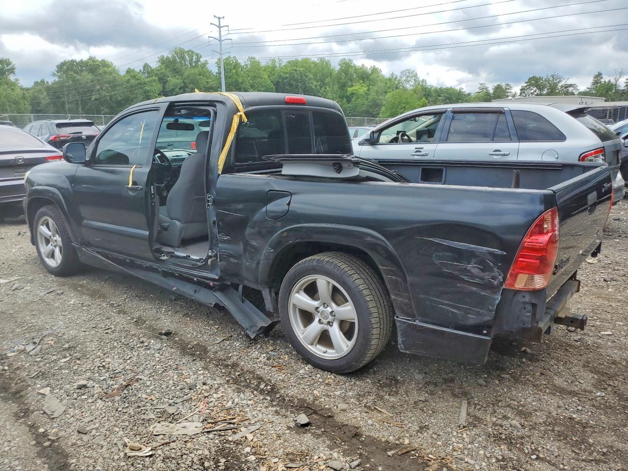 2008 Toyota Tacoma X-runner Access Cab Black vin: 5TETU22N08Z527635