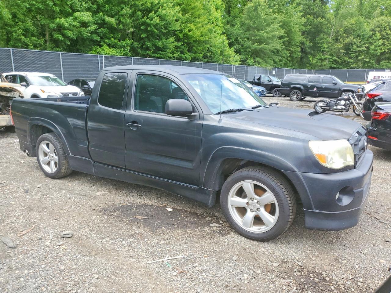 2008 Toyota Tacoma X-runner Access Cab Black vin: 5TETU22N08Z527635
