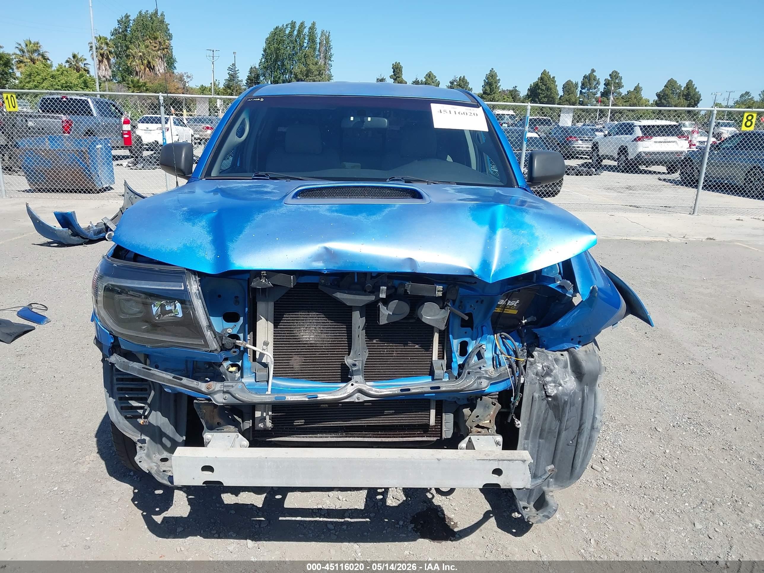 2006 Toyota Tacoma V6 Blue vin: 5TETU22N36Z194117