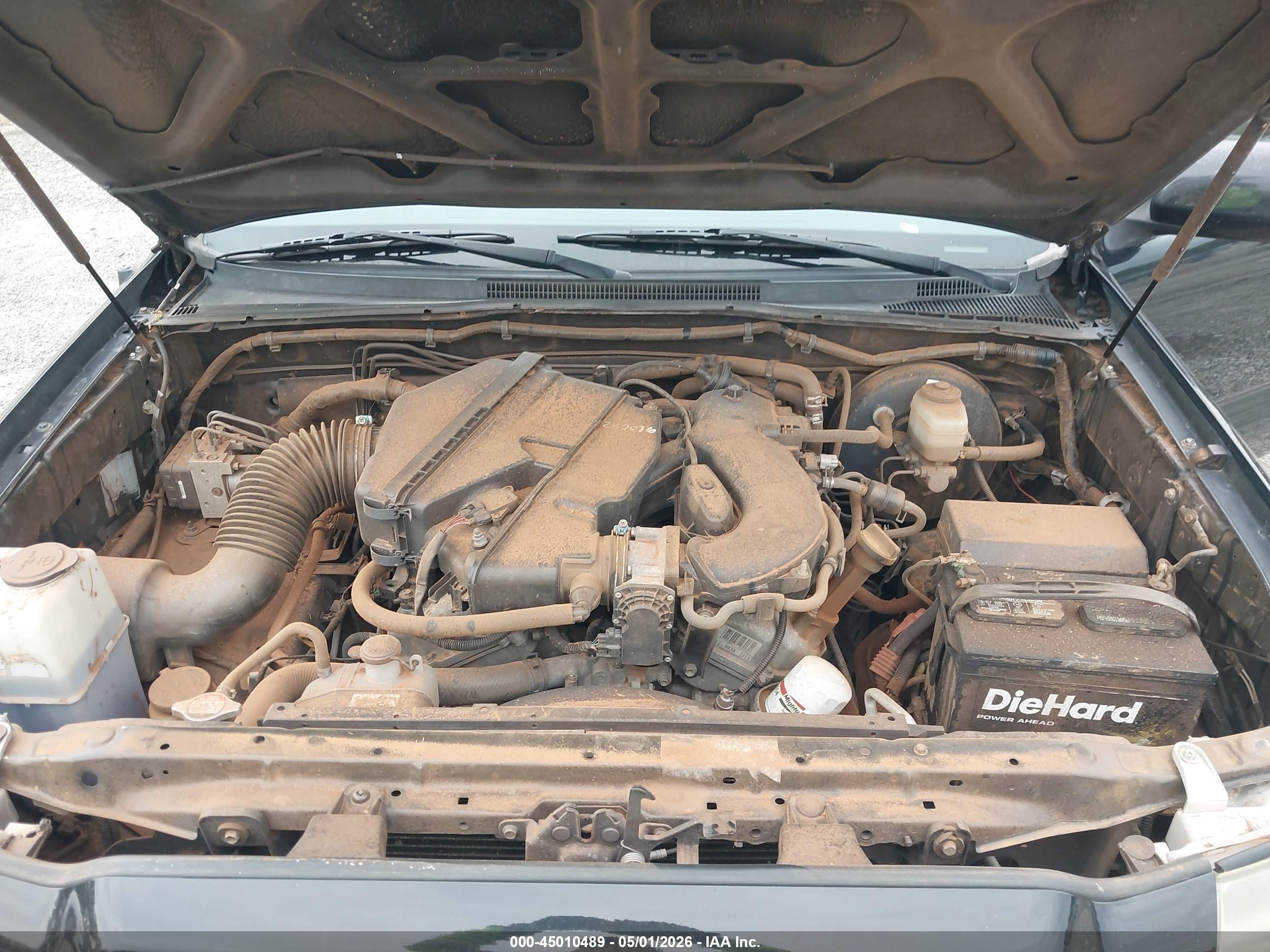 2007 Toyota Tacoma X-runner Black vin: 5TETU22N37Z406726