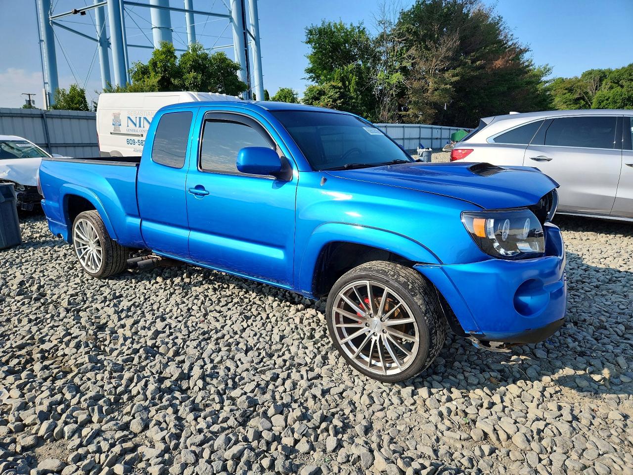 2005 Toyota Tacoma X-runner V6 Blue vin: 5TETU22N45Z043527