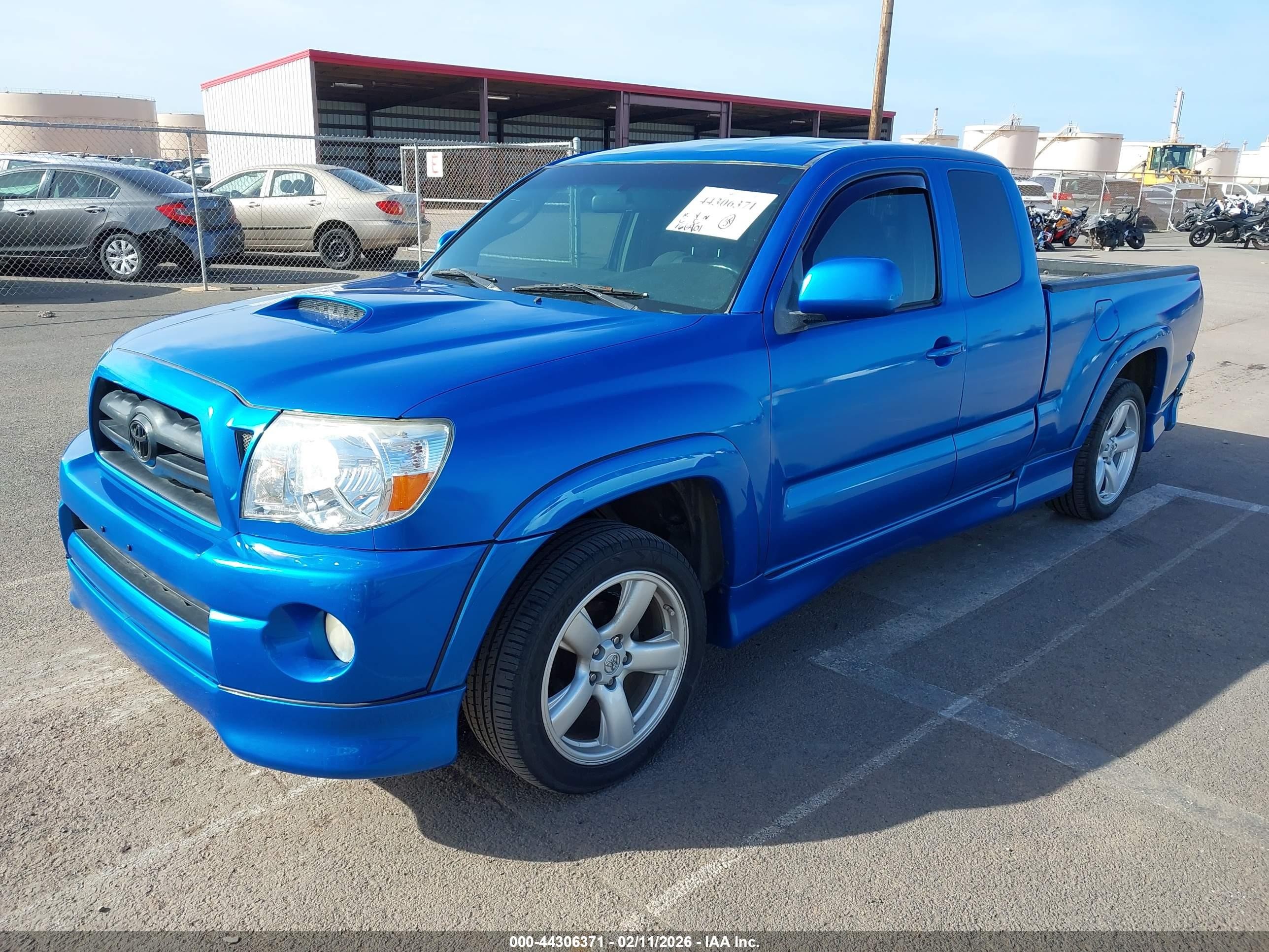 2006 Toyota Tacoma V6 Blue vin: 5TETU22N66Z155487