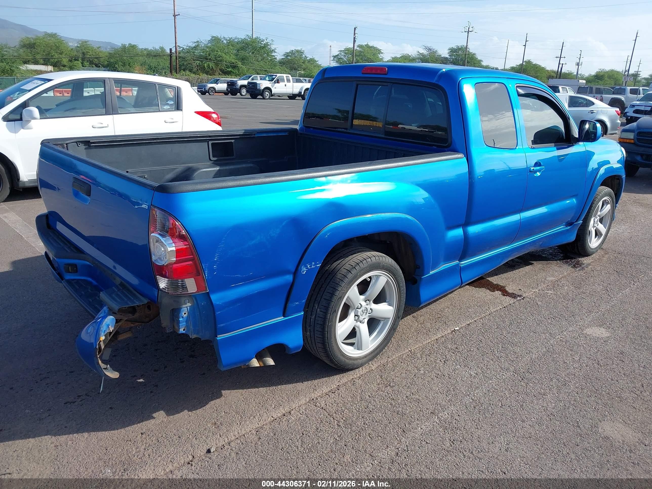 2006 Toyota Tacoma V6 Blue vin: 5TETU22N66Z155487