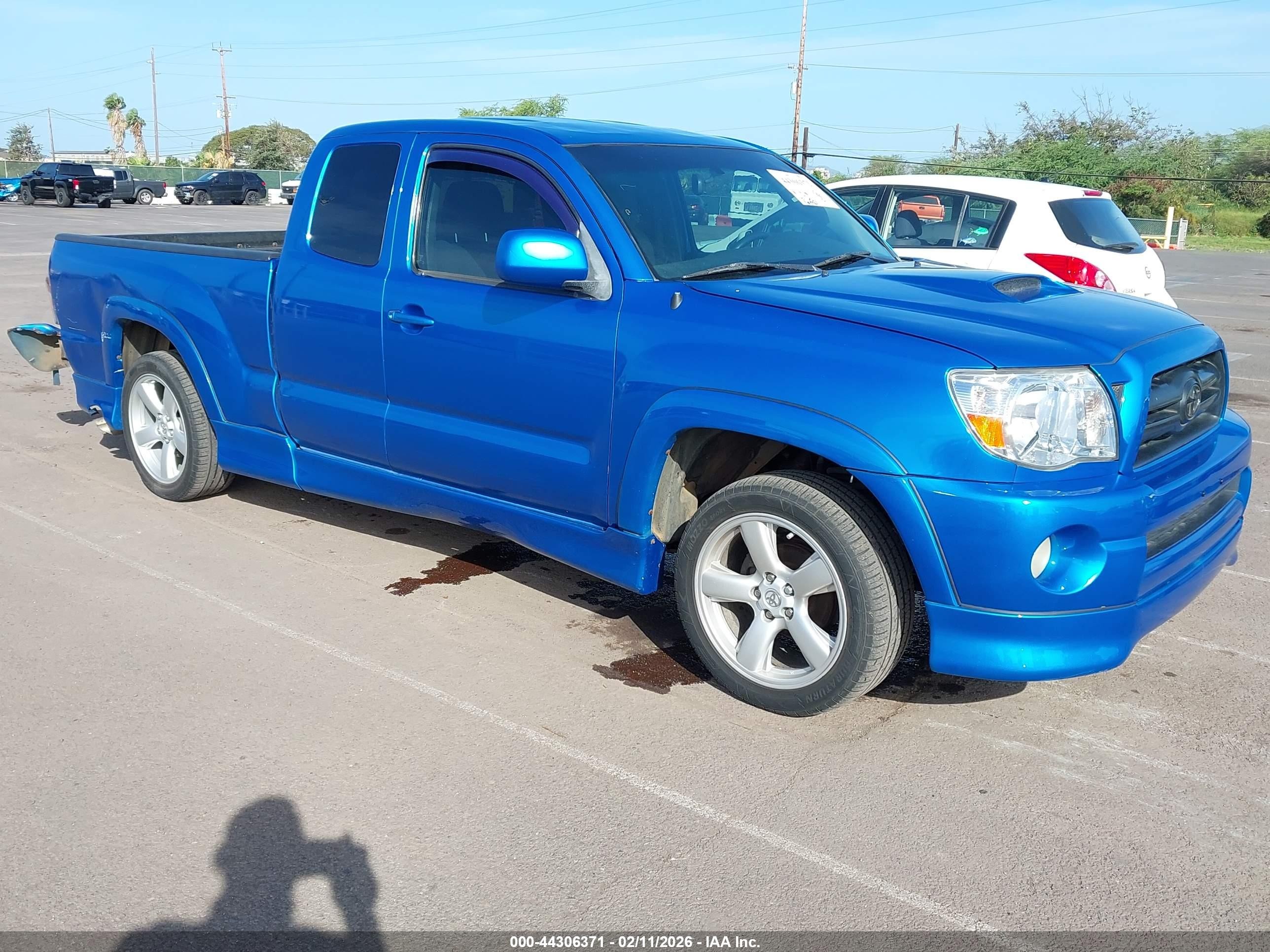 2006 Toyota Tacoma V6 Blue vin: 5TETU22N66Z155487