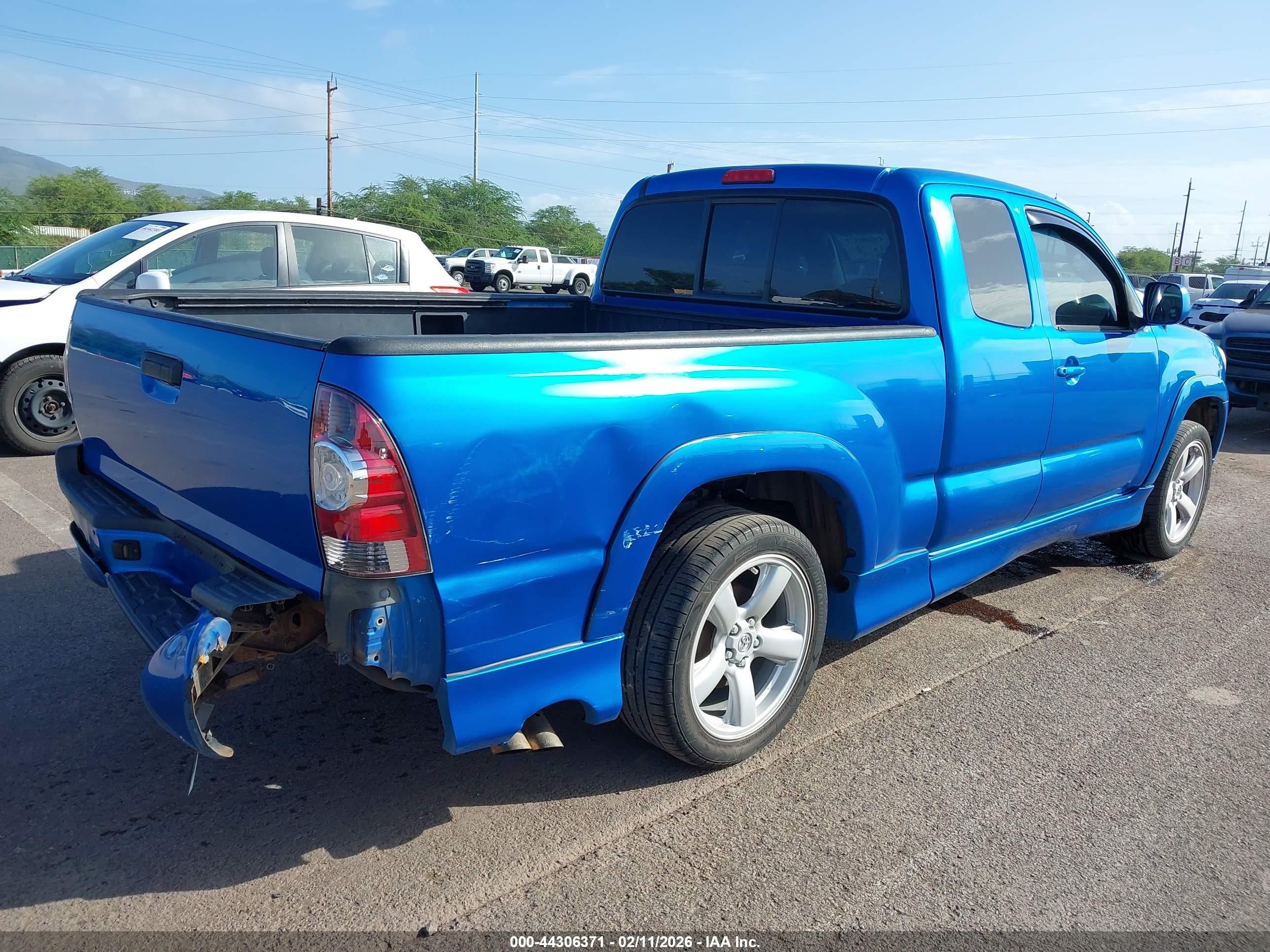 2006 Toyota Tacoma V6 Blue vin: 5TETU22N66Z155487