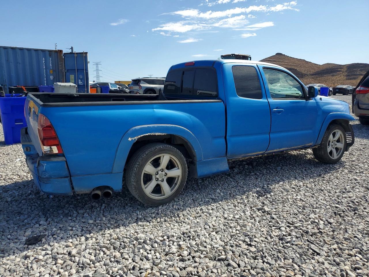 2005 Toyota Tacoma X-runner Access Cab Blue vin: 5TETU22NX5Z001007