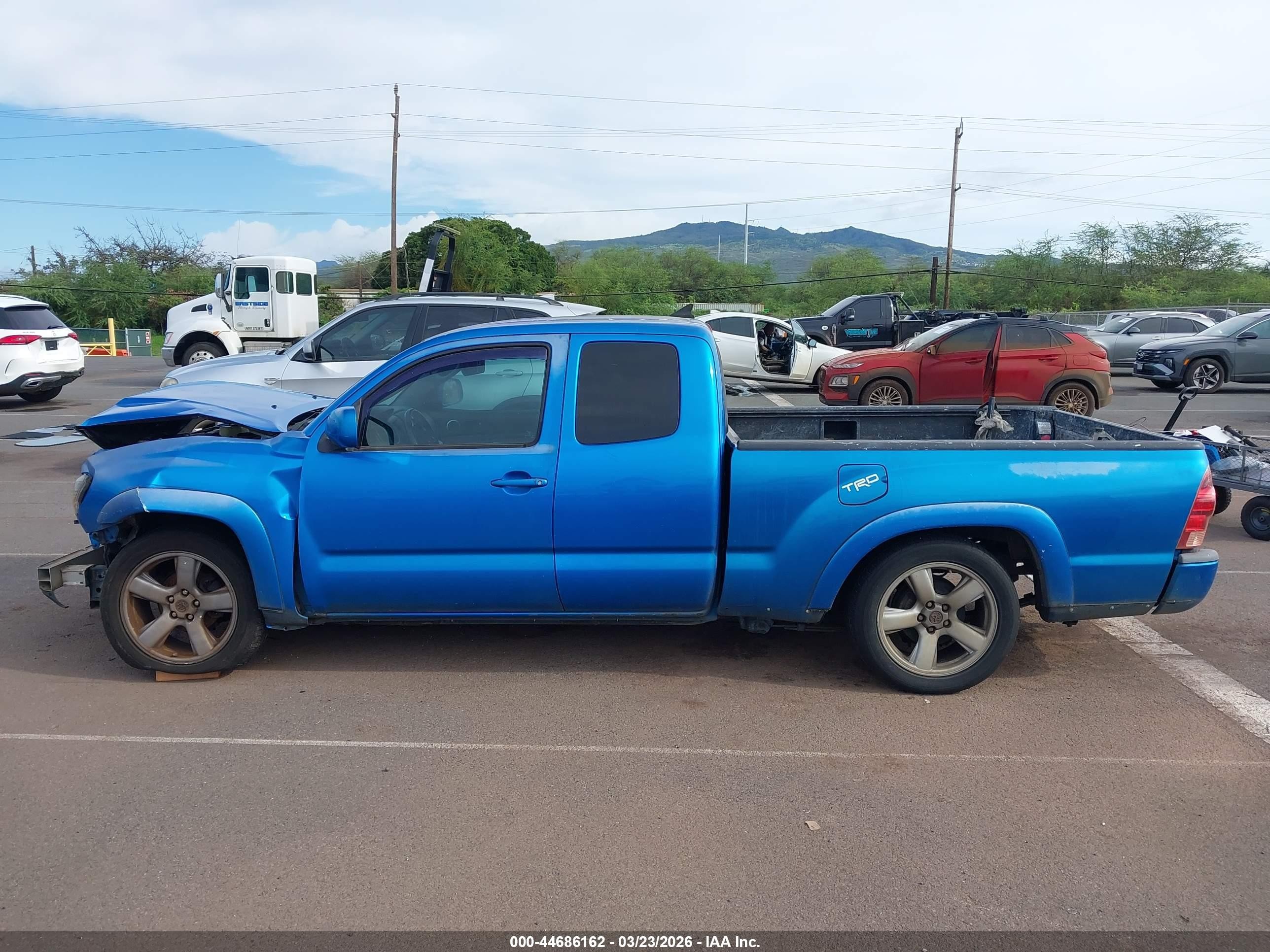 2008 Toyota Tacoma X-runner Blue vin: 5TETU22NX8Z532597