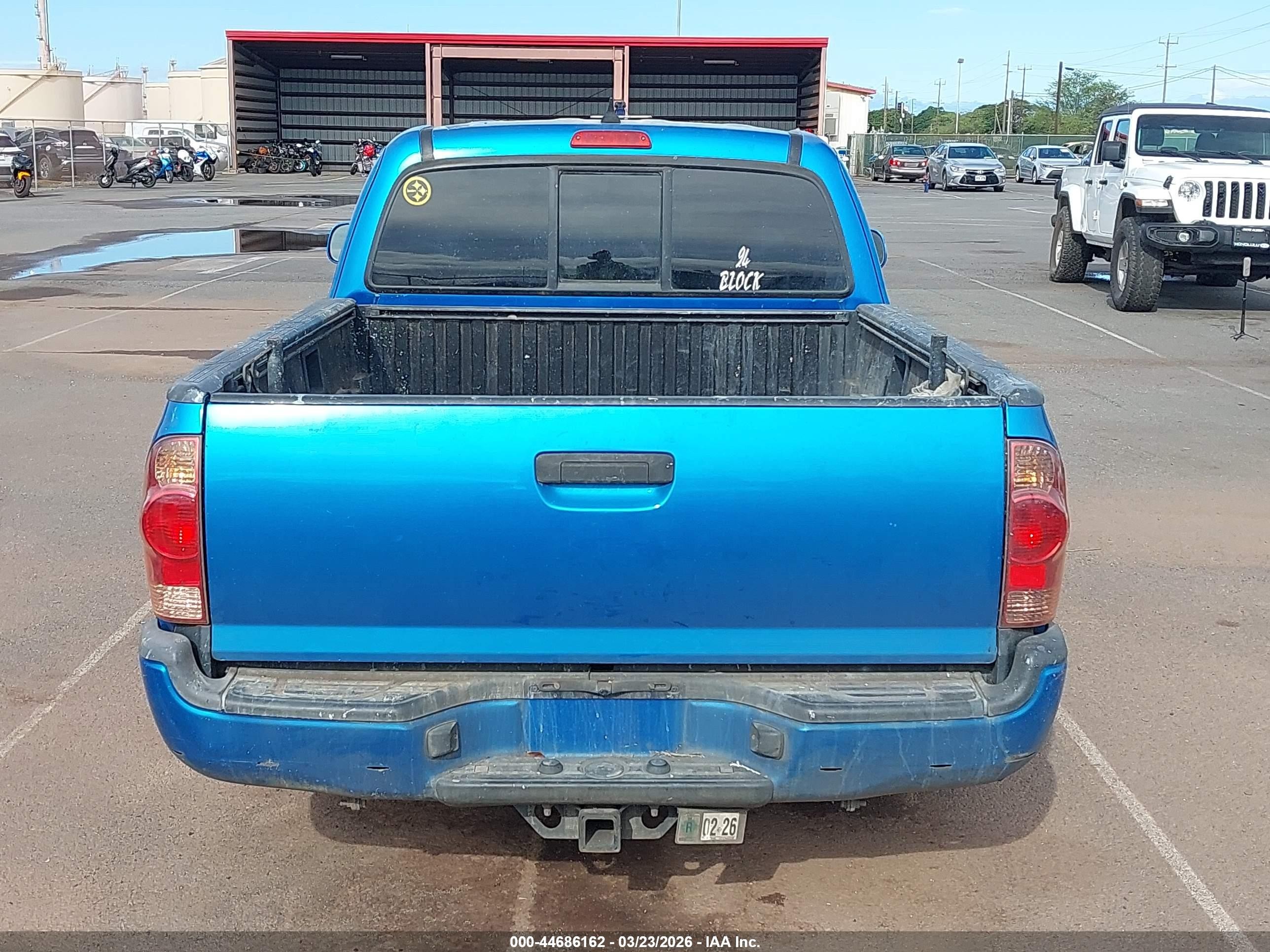 2008 Toyota Tacoma X-runner Blue vin: 5TETU22NX8Z532597
