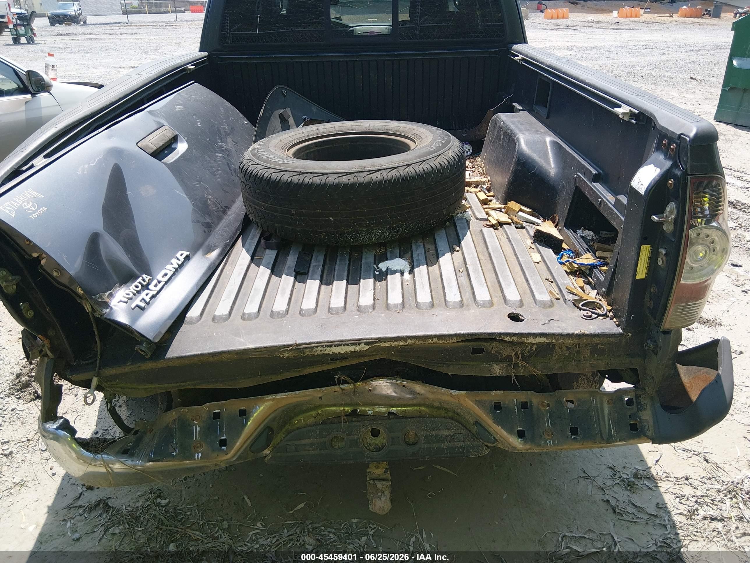 2010 Toyota Tacoma Prerunner V6 Black vin: 5TETU4GN0AZ695124