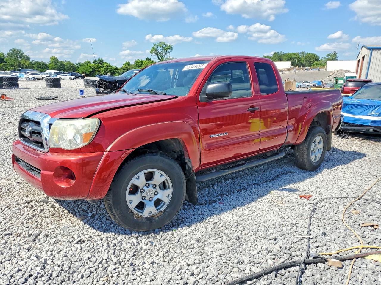 2006 Toyota Tacoma Prerunner Access Cab Red vin: 5TETU62N06Z264129
