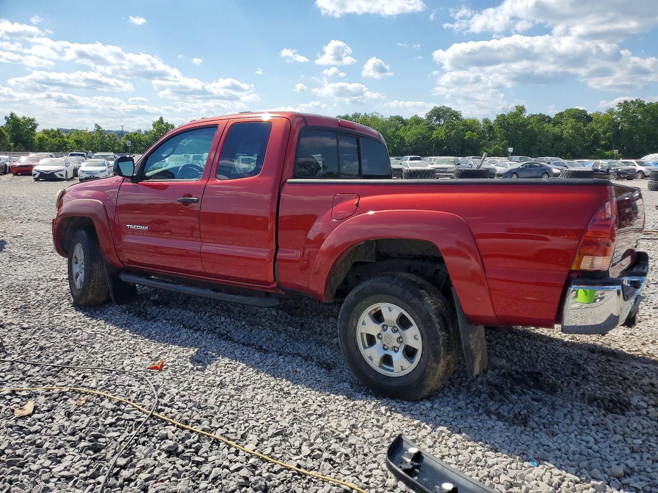 2006 Toyota Tacoma Prerunner Access Cab Red vin: 5TETU62N06Z264129