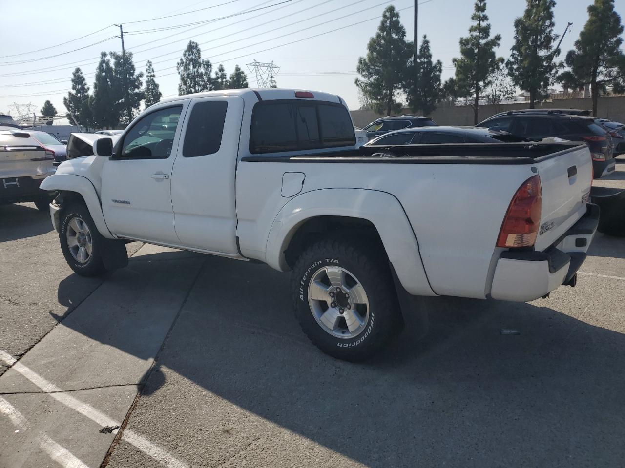 2008 Toyota Tacoma Prerunner Access Cab Белый vin: 5TETU62N18Z517994