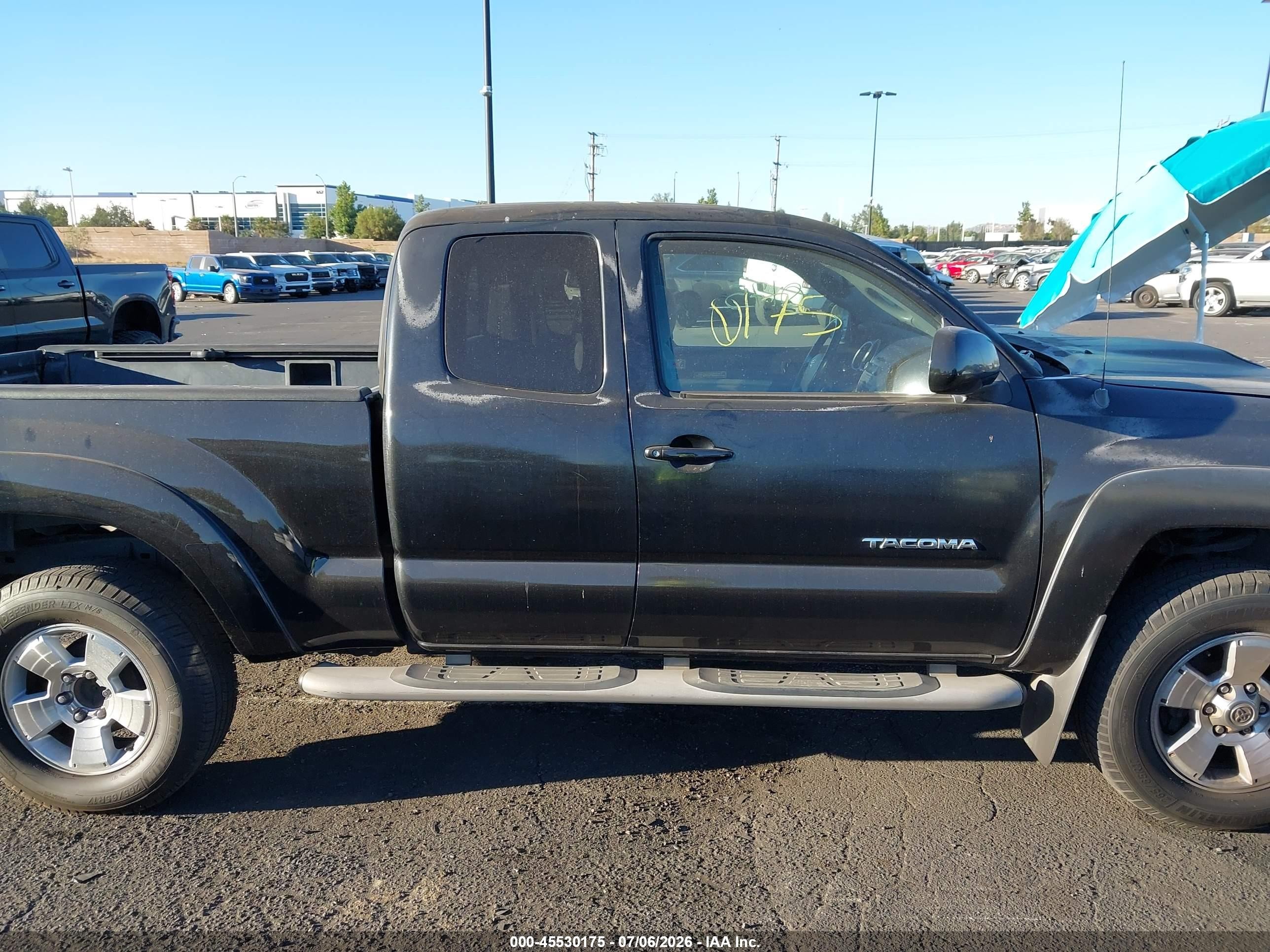 2005 Toyota Tacoma Prerunner V6 Gray vin: 5TETU62N25Z077683