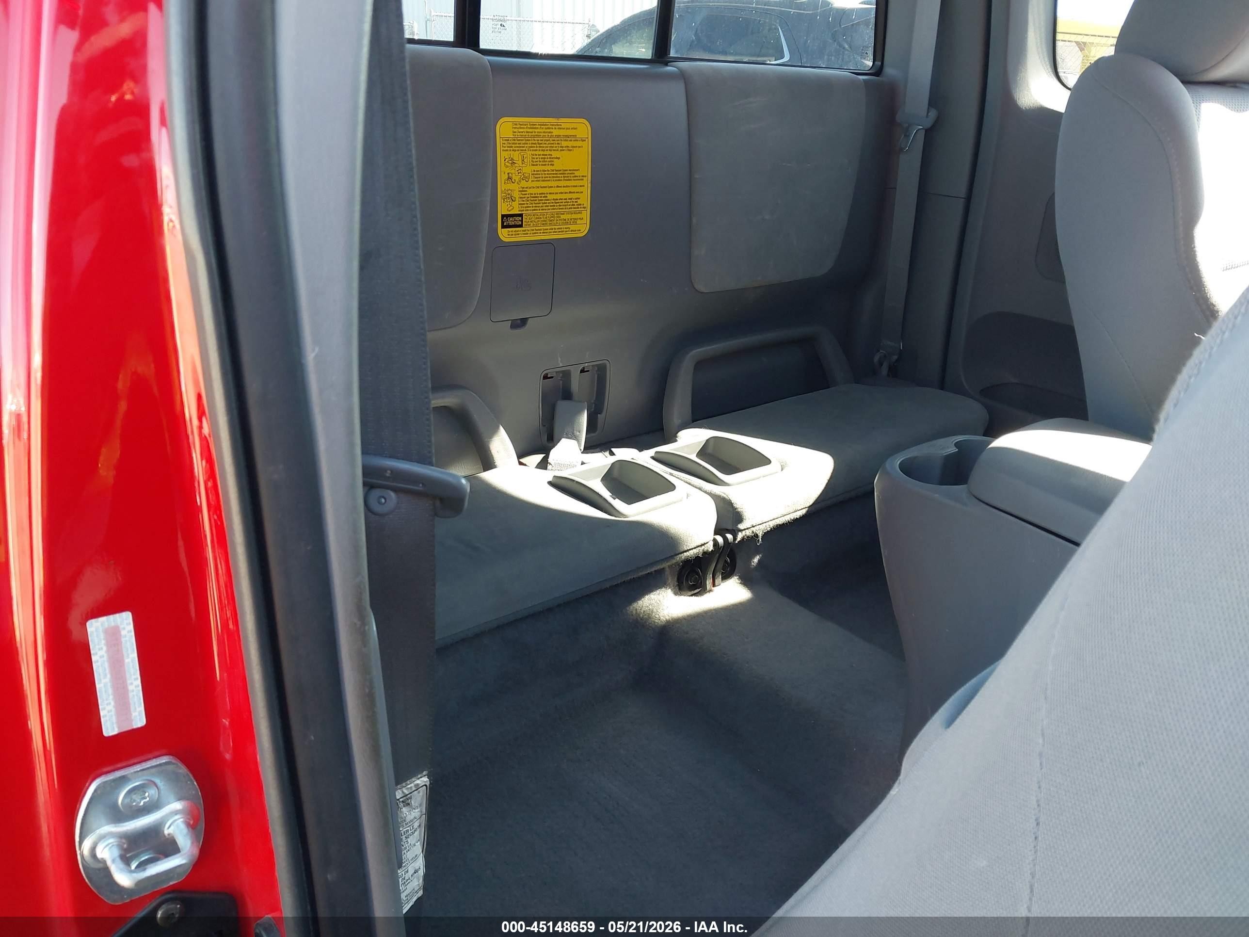 2007 Toyota Tacoma Prerunner V6 Red vin: 5TETU62N37Z389711