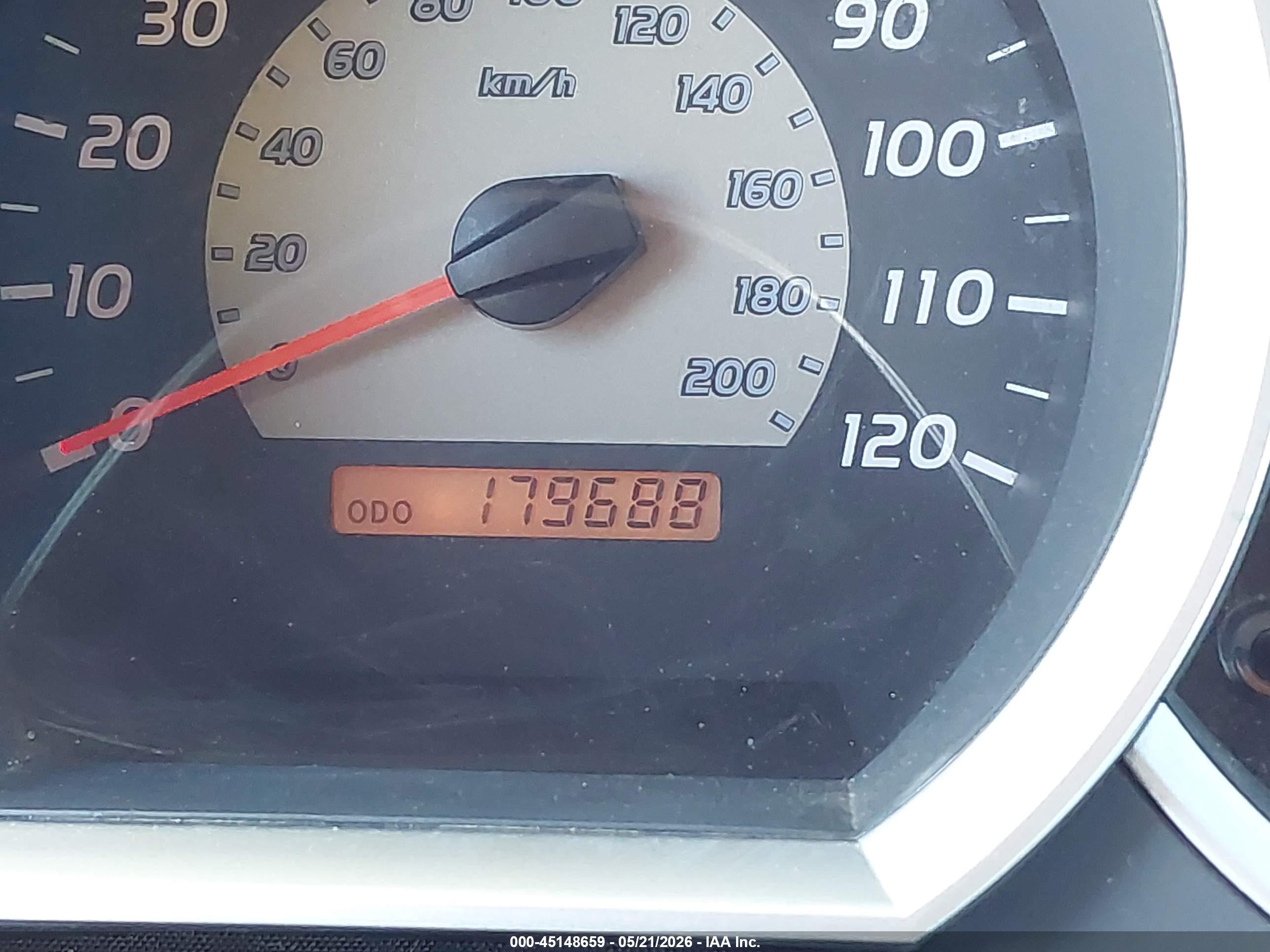 2007 Toyota Tacoma Prerunner V6 Red vin: 5TETU62N37Z389711