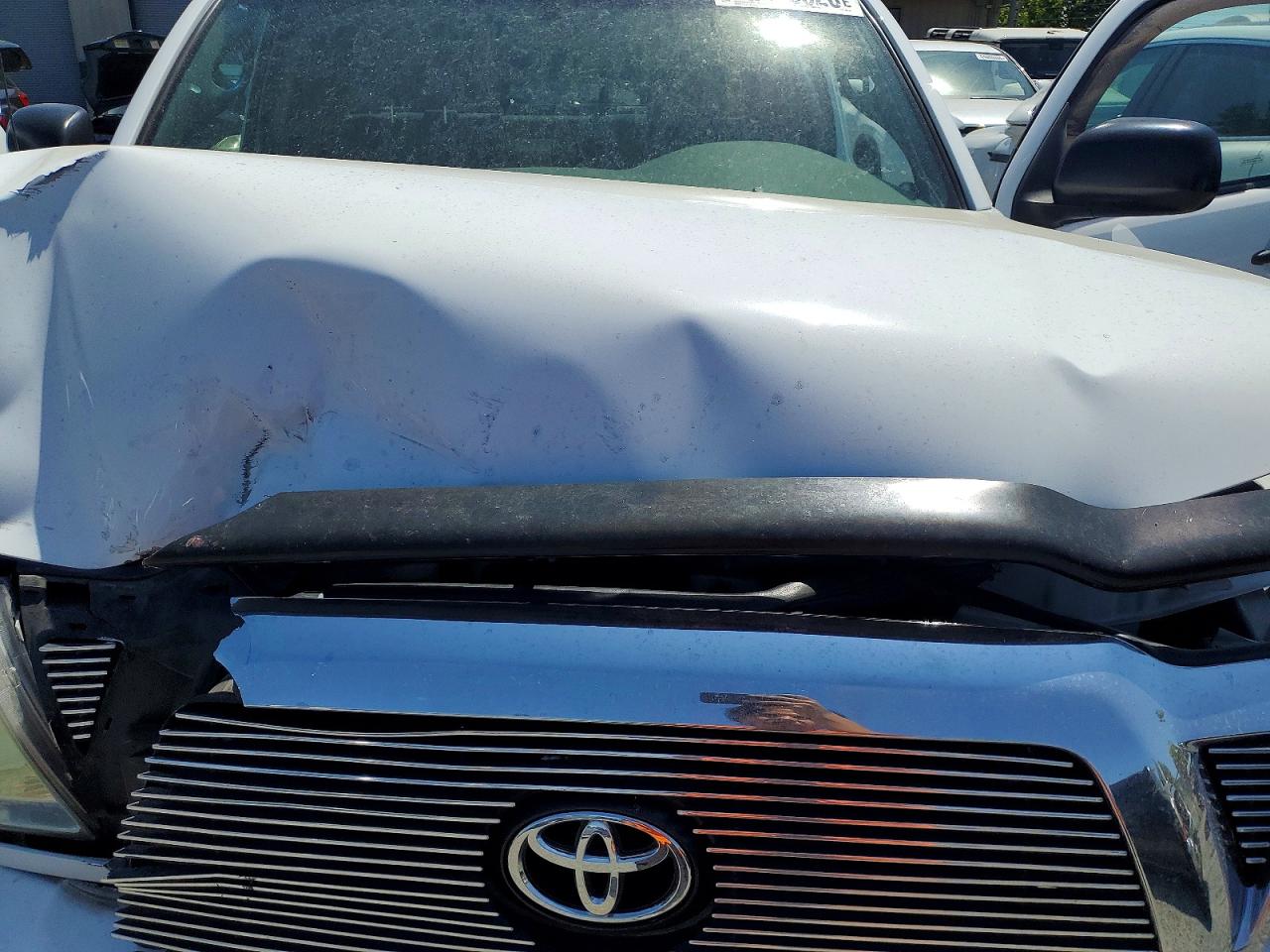 2007 Toyota Tacoma Prerunner V6 White vin: 5TETU62N47Z324804