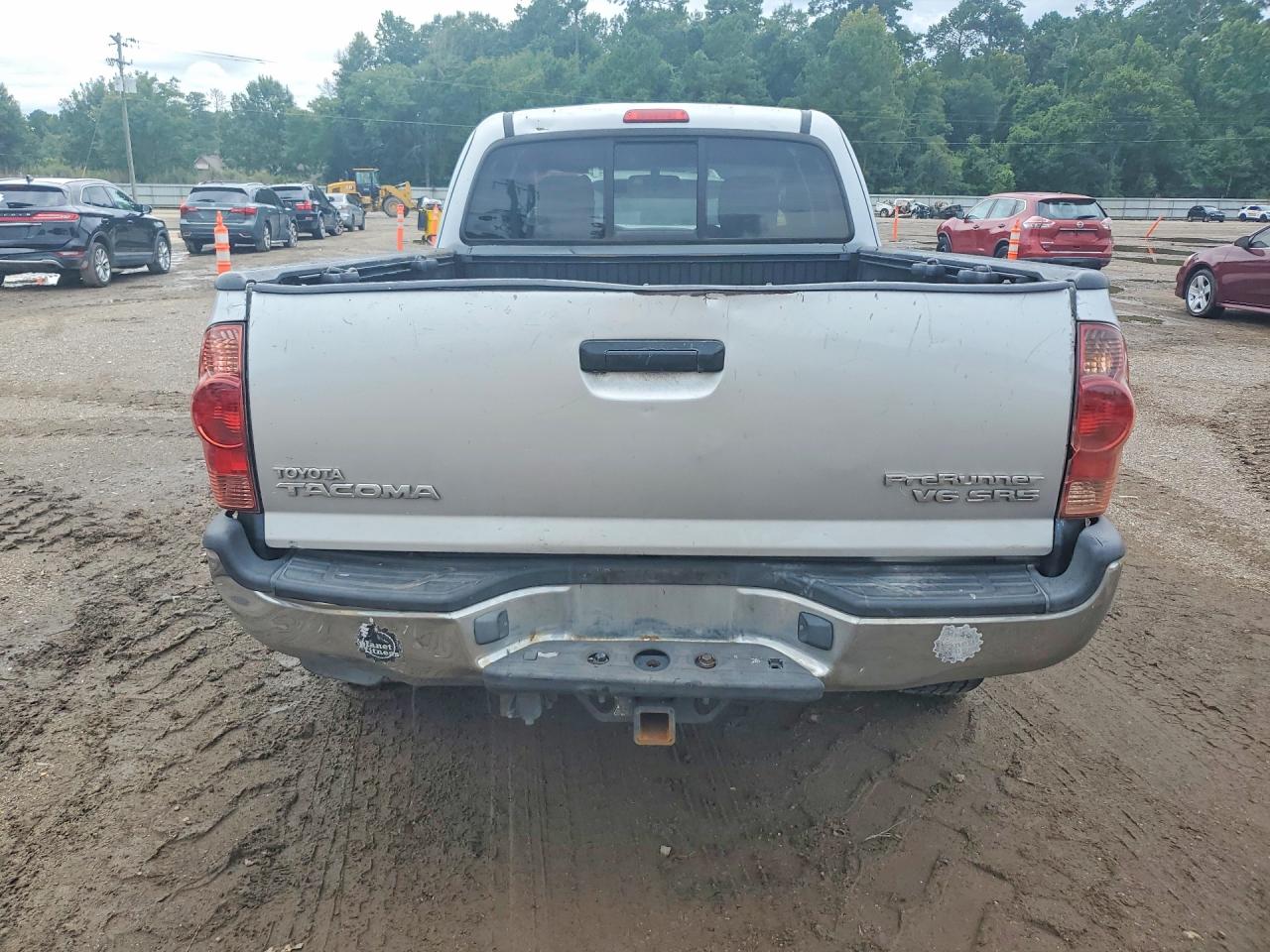2007 Toyota Tacoma Prerunner Access Cab Silver vin: 5TETU62N47Z456235