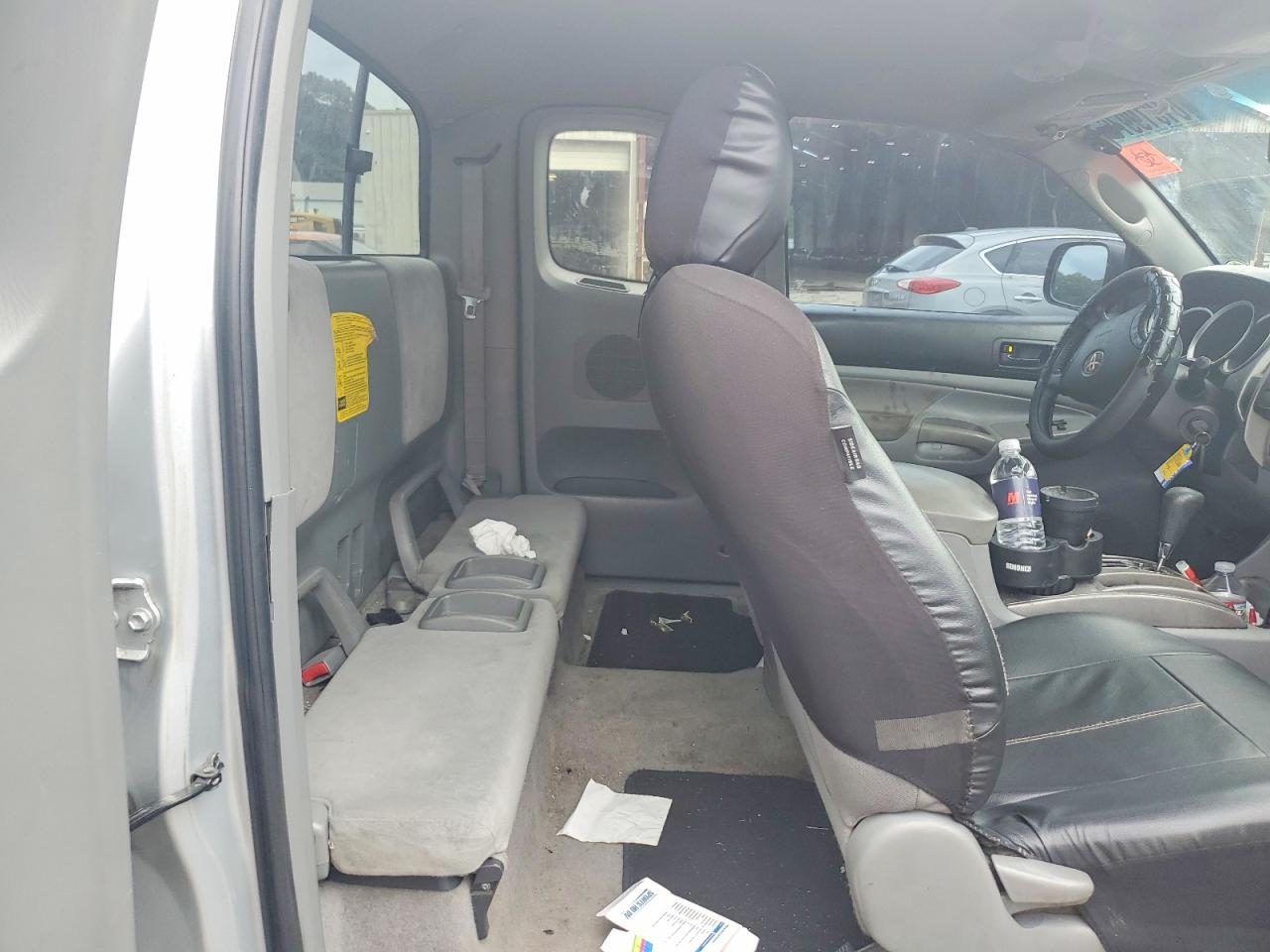 2007 Toyota Tacoma Prerunner Access Cab Silver vin: 5TETU62N47Z456235