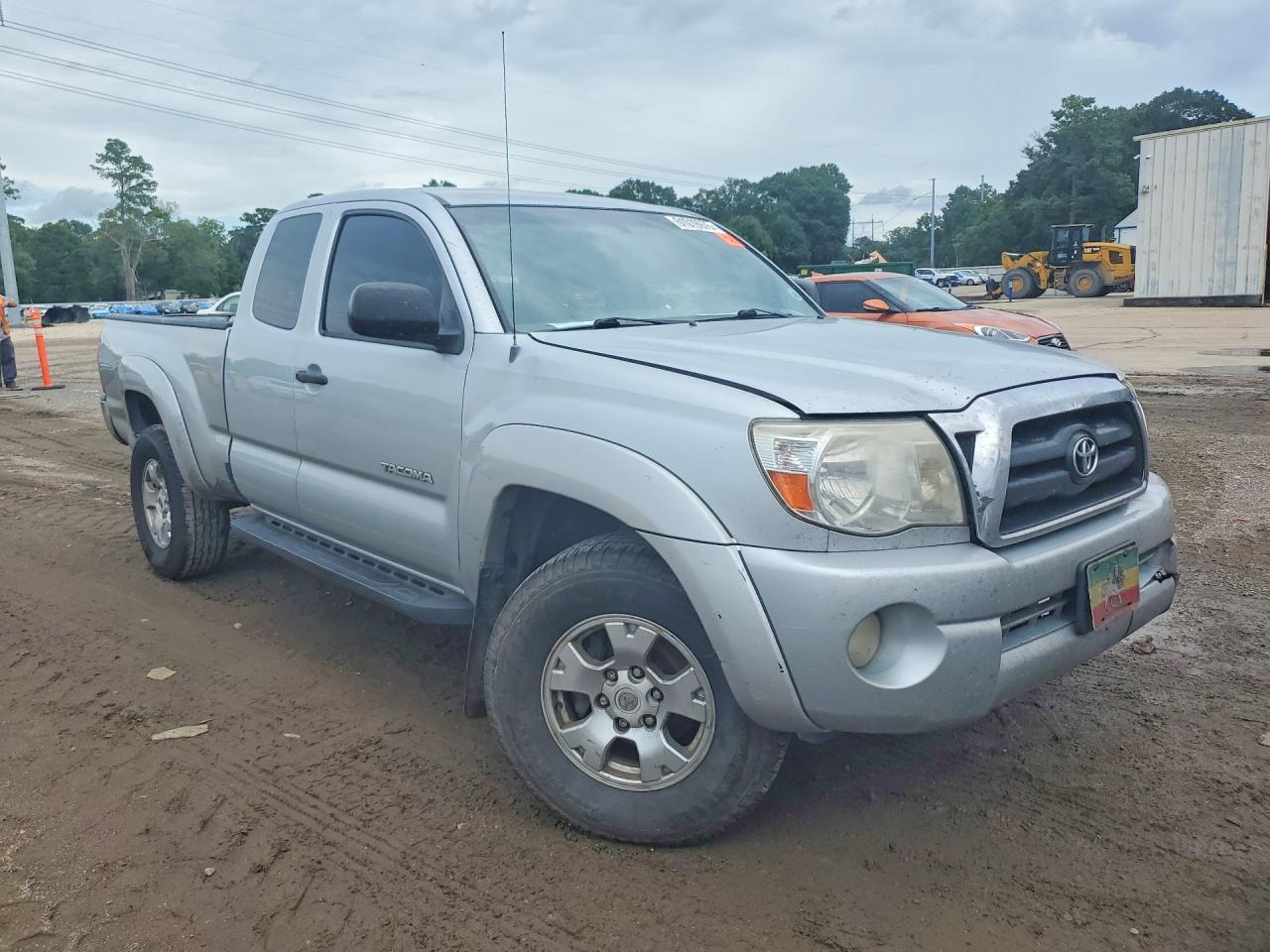 2007 Toyota Tacoma Prerunner Access Cab Silver vin: 5TETU62N47Z456235