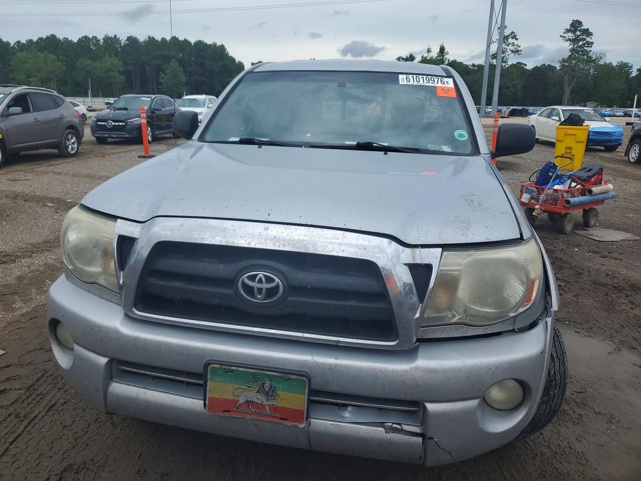 2007 Toyota Tacoma Prerunner Access Cab Silver vin: 5TETU62N47Z456235