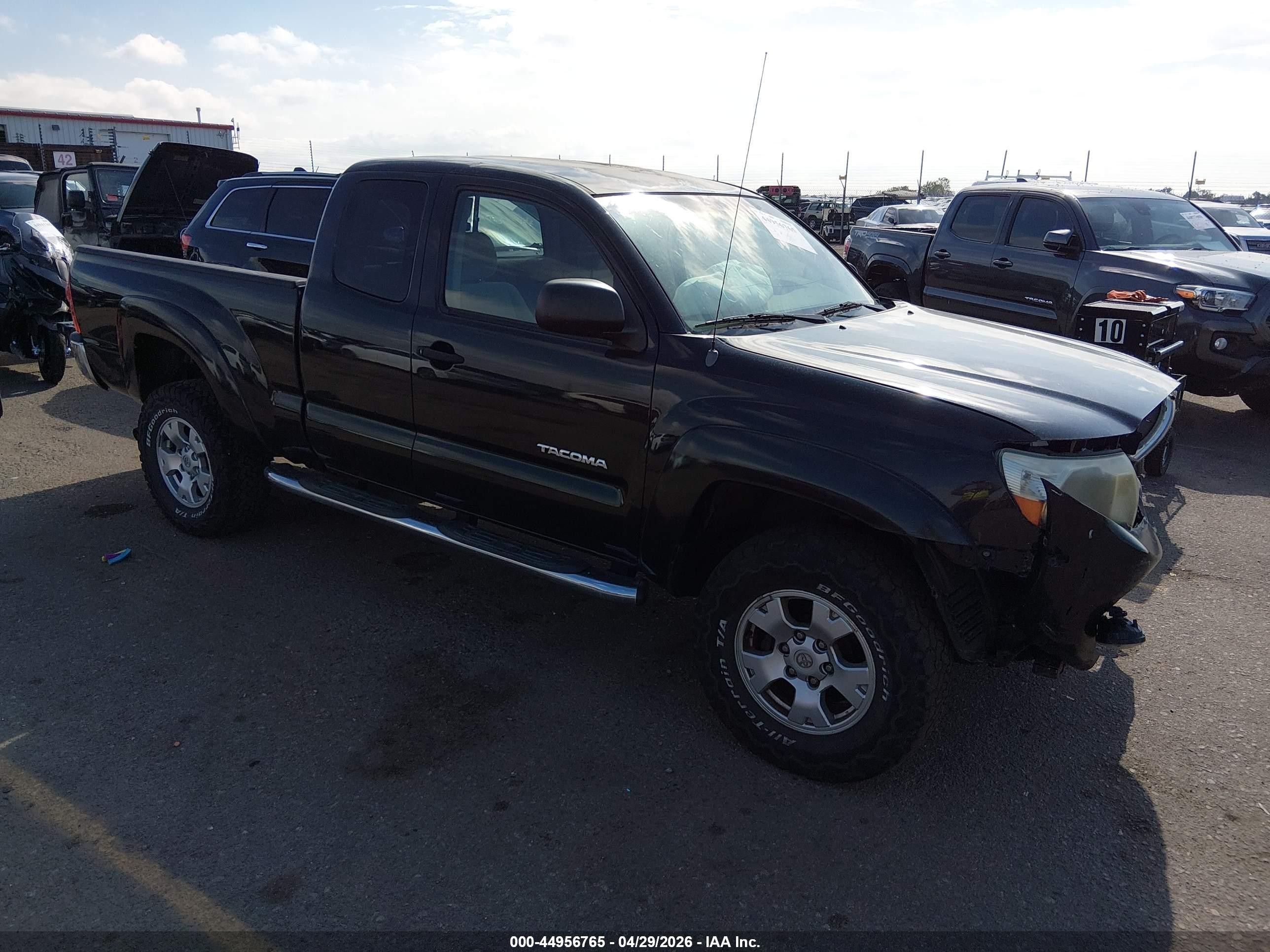 2005 Toyota Tacoma Prerunner V6 Gray vin: 5TETU62N55Z094896