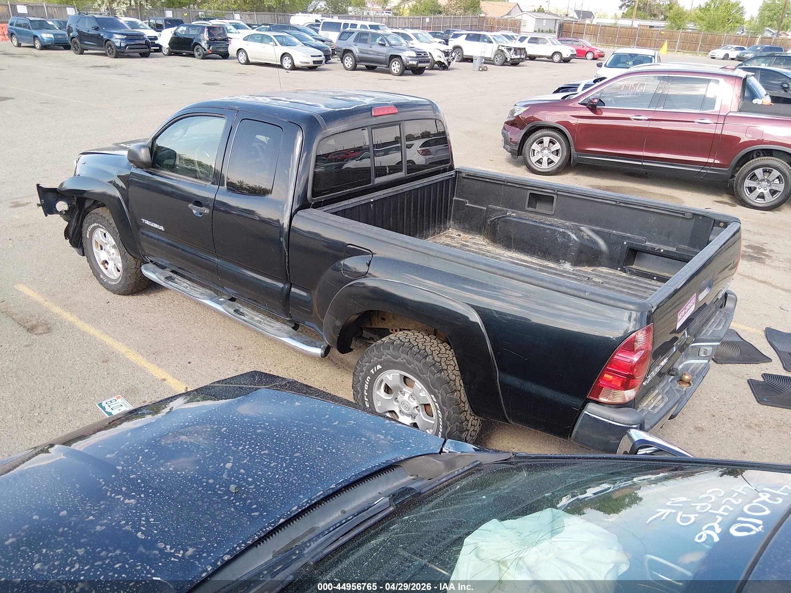 2005 Toyota Tacoma Prerunner V6 Gray vin: 5TETU62N55Z094896