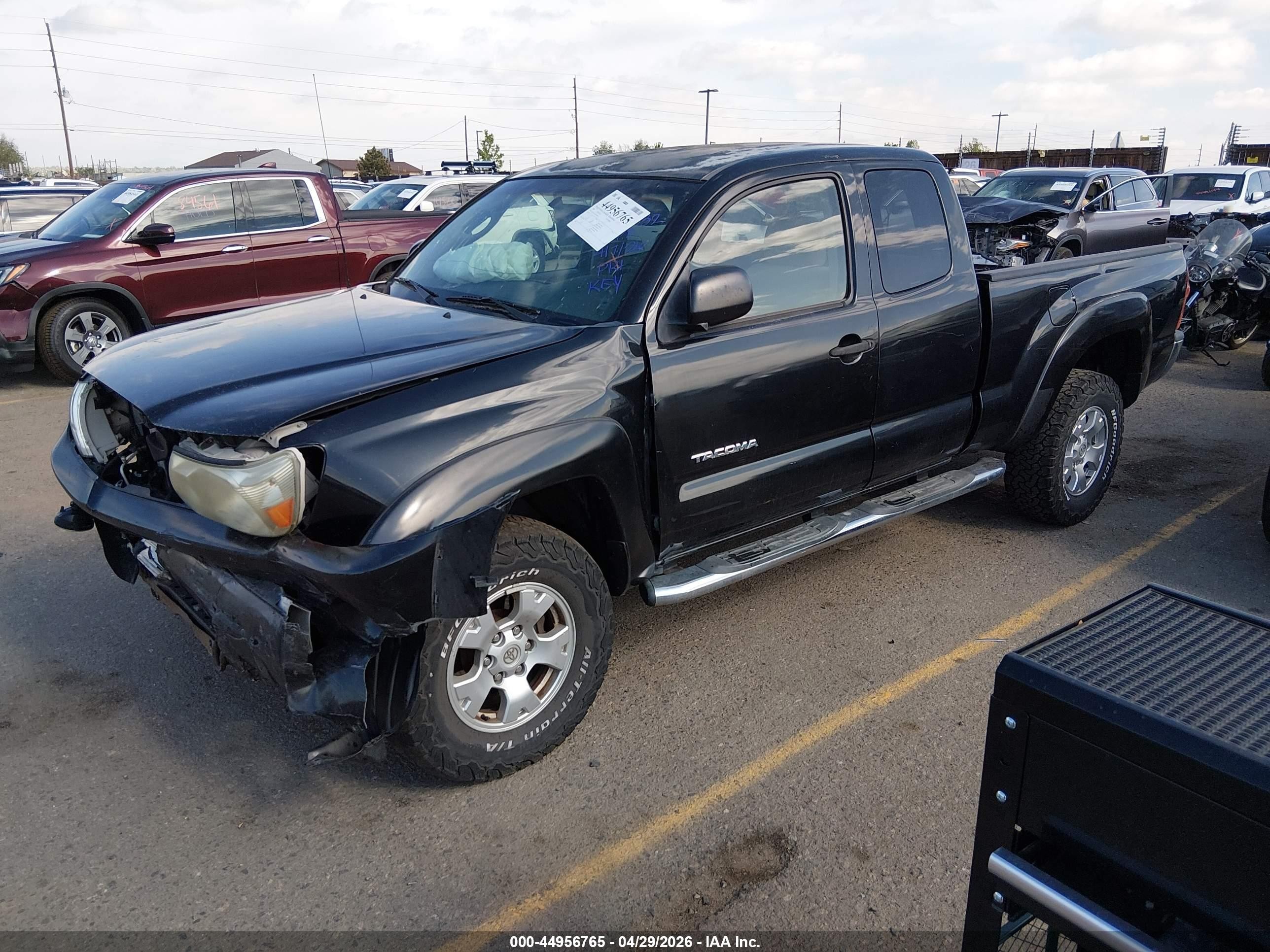 2005 Toyota Tacoma Prerunner V6 Gray vin: 5TETU62N55Z094896