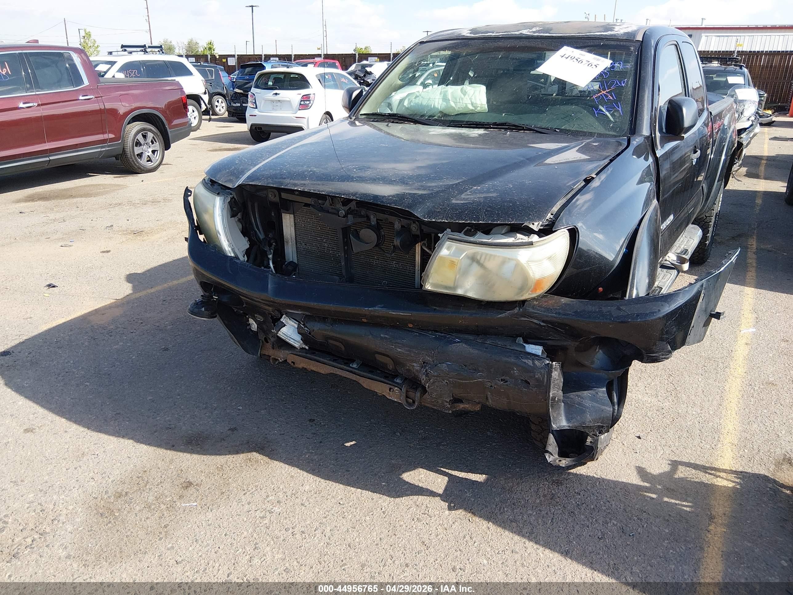 2005 Toyota Tacoma Prerunner V6 Gray vin: 5TETU62N55Z094896