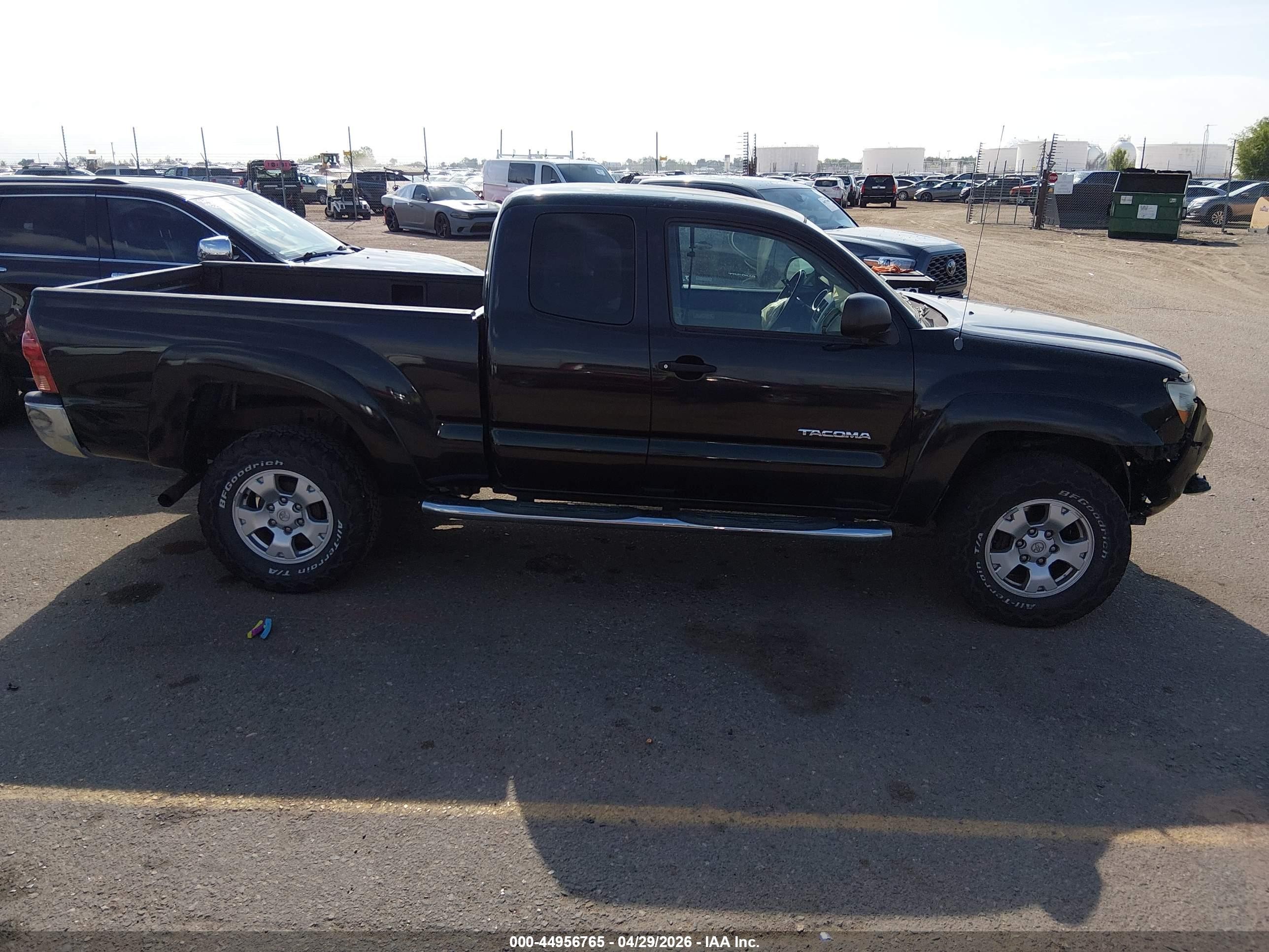 2005 Toyota Tacoma Prerunner V6 Gray vin: 5TETU62N55Z094896